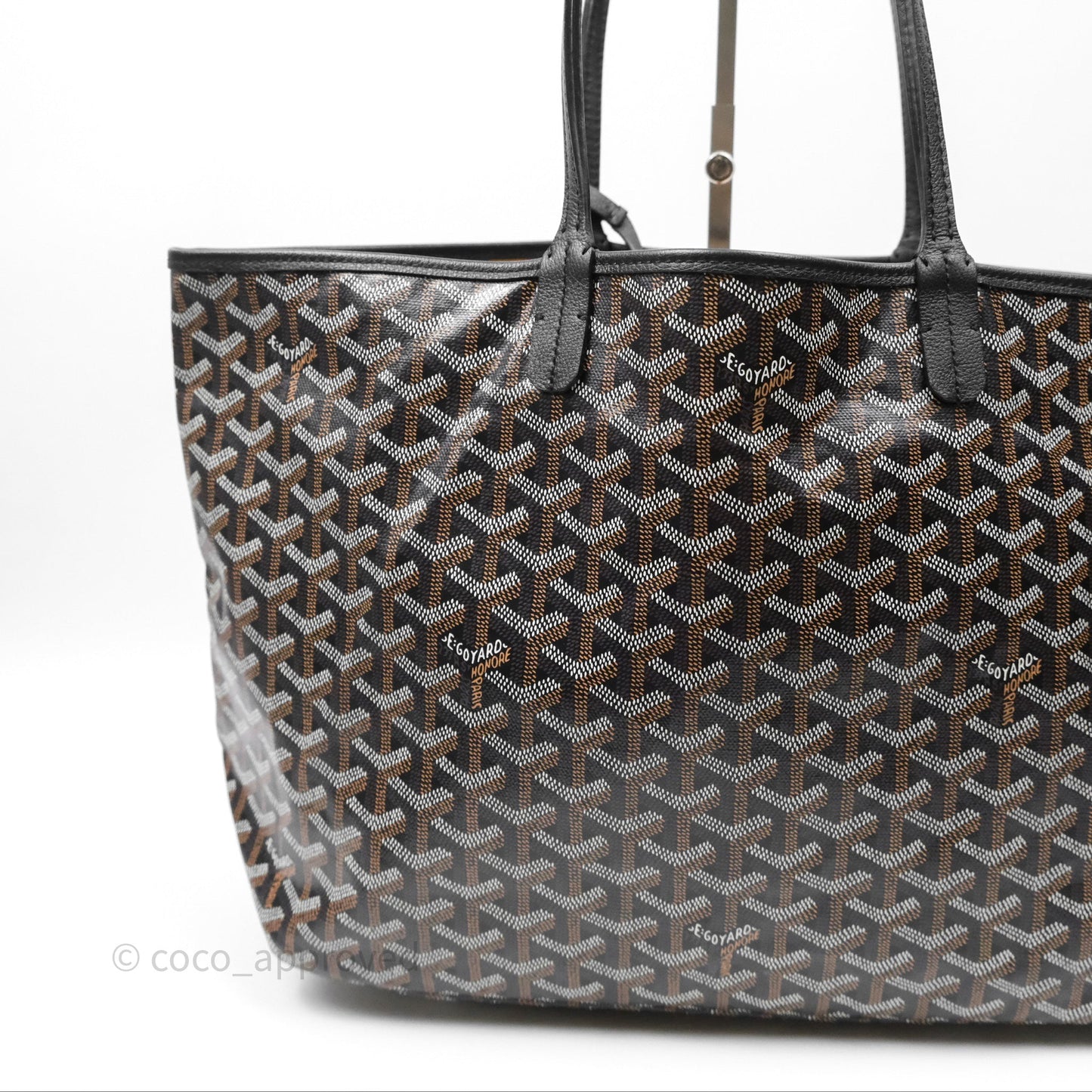 Goyard Saint Louis Tote Bag PM⁣⁣⁣⁣⁣⁣⁣⁣⁣⁣⁣⁣⁣⁣⁣⁣⁣⁣⁣⁣ Black Noir Canvas