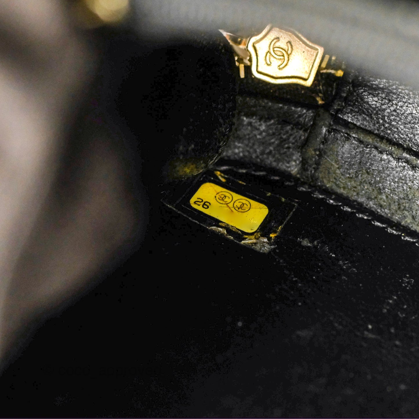 Chanel Quilted Medium CC Filigree Vanity Case Black Caviar Gold Hardware