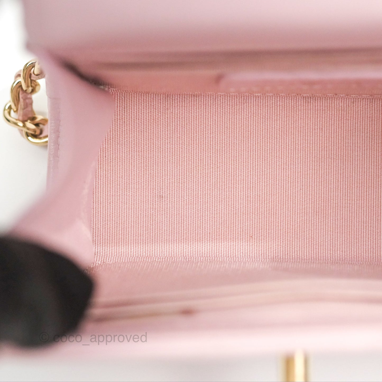 Chanel Mini Quilted Trendy CC Clutch With Chain Lilac Rose Clair Lambskin Gold Hardware