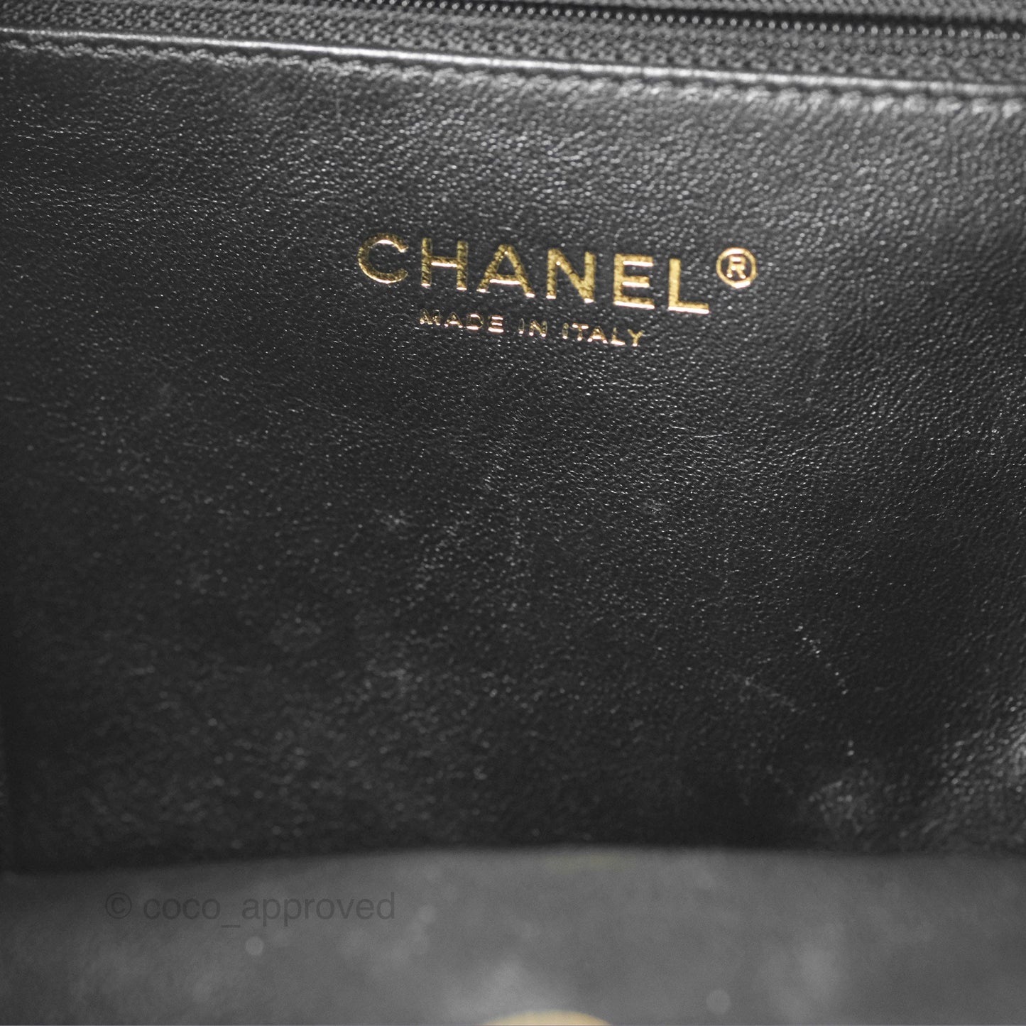 Chanel Quilted Business Affinity Backpack Black Caviar Gold Hardware