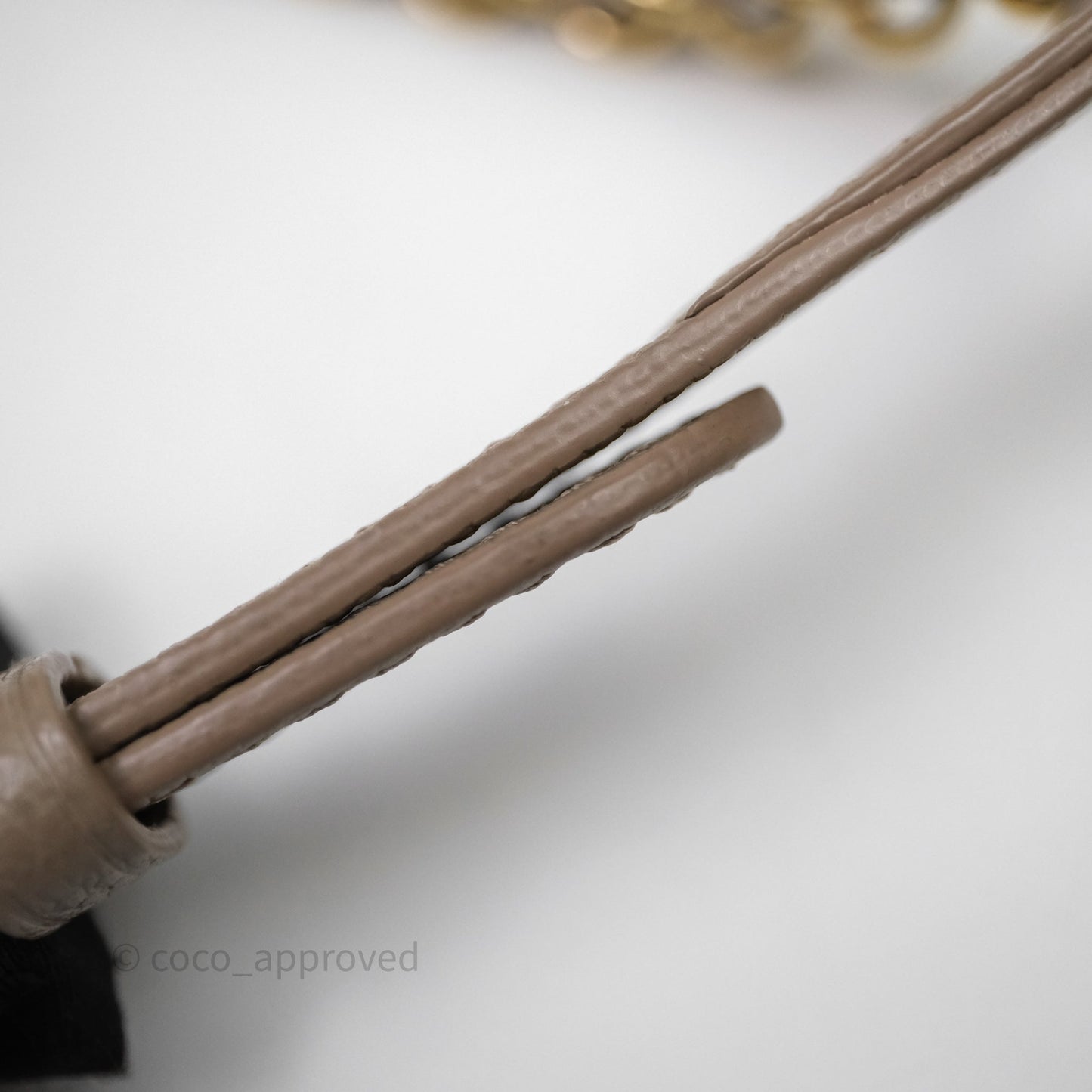 Louis Vuitton Monogram Empreinte Tourterelle Vanity PM Beige Gold Hardware