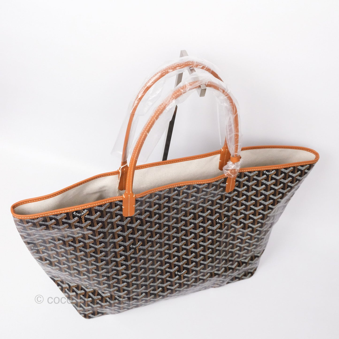 Goyard St. Louis Tote Bag GM Black/Tan