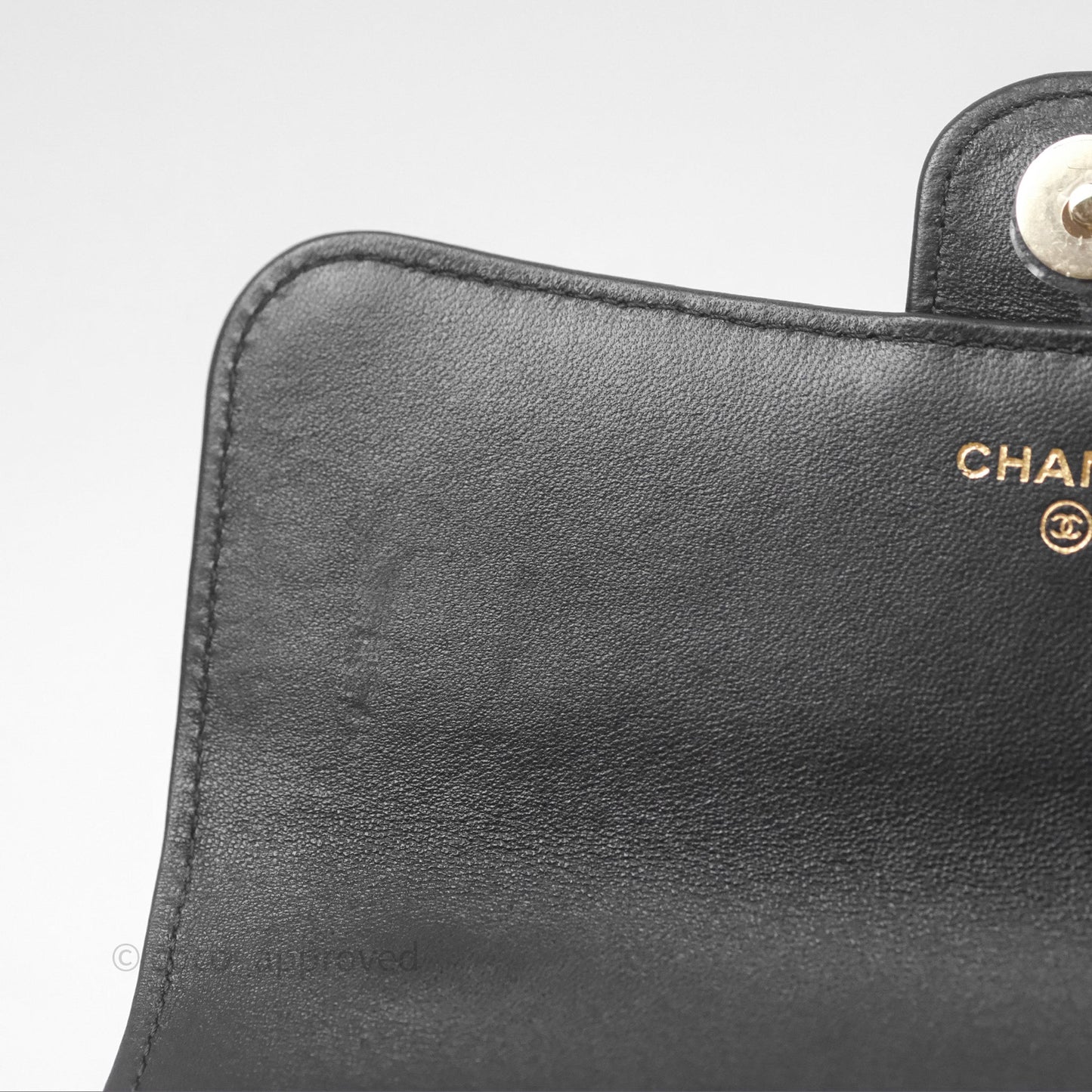Chanel Top Handle Mini WOC Black Lambskin Gold Hardware