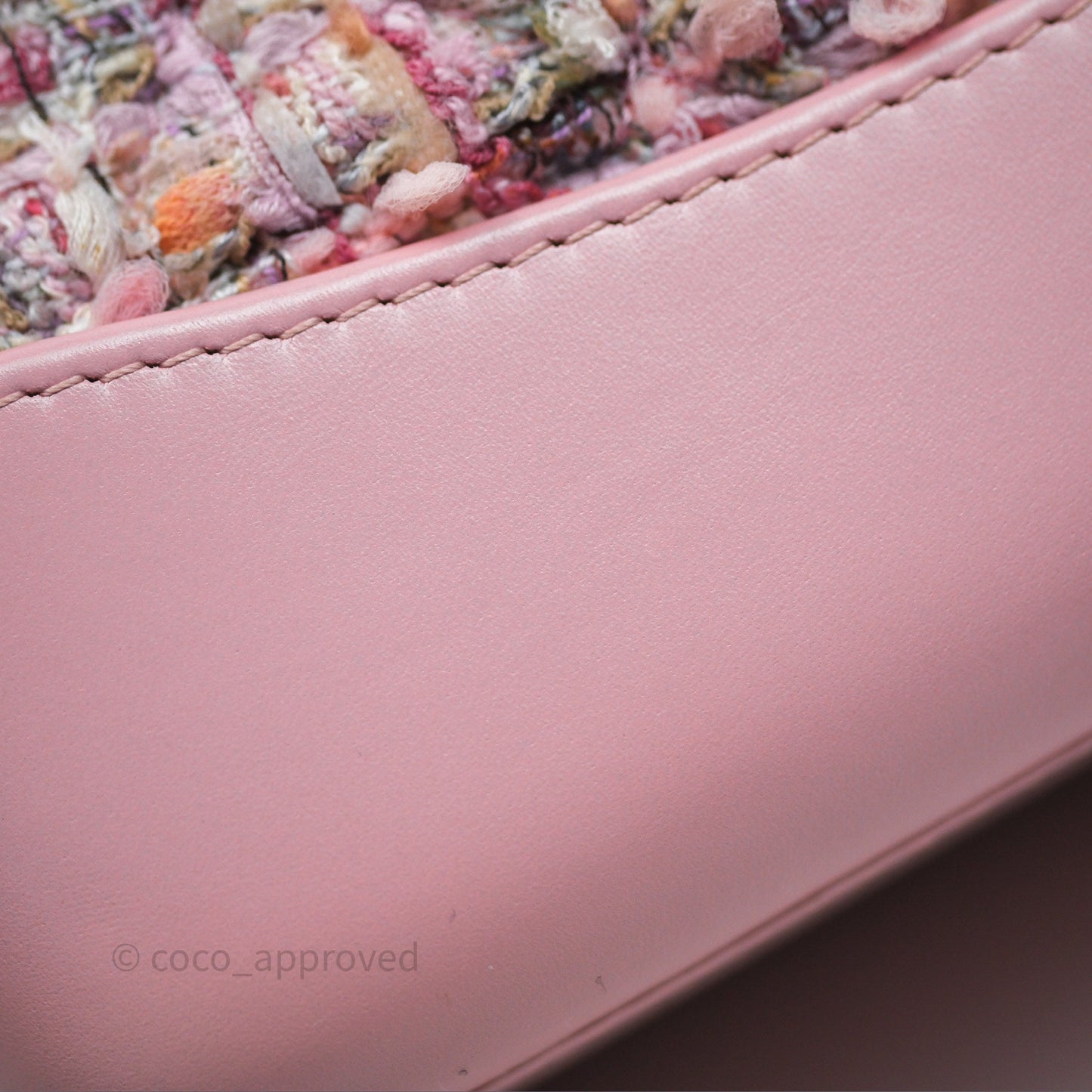 Chanel Gabrielle Small Backpack Pink Tweed Aged Calfskin