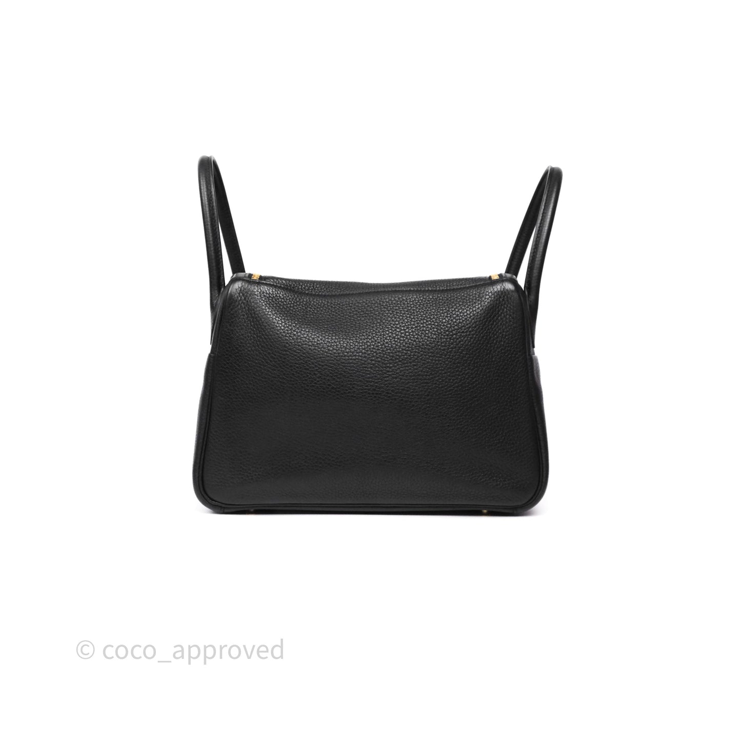 Hermès Lindy 30 Black Noir 89 Clemence Gold Hardware