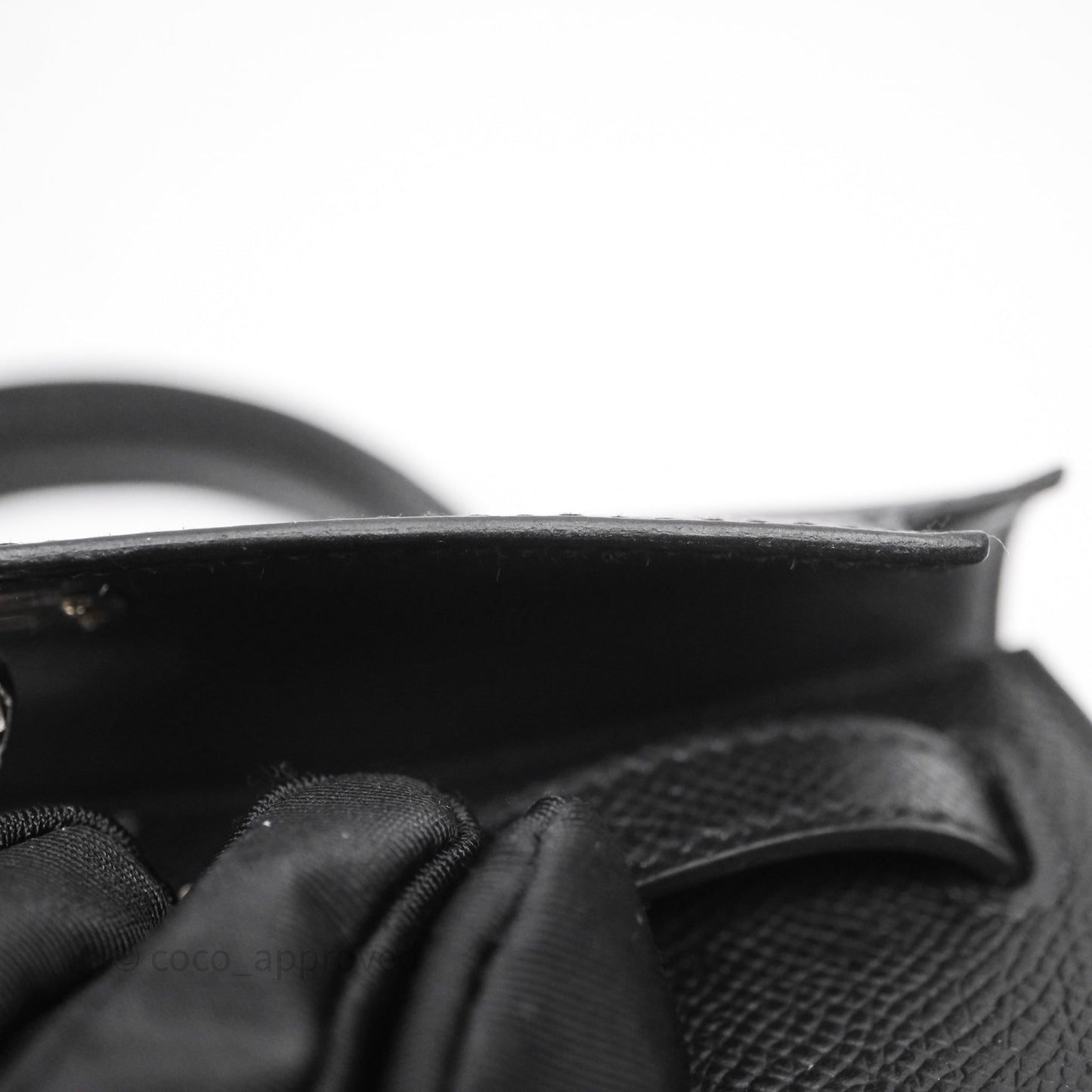 Hermès Mini Kelly Black Noir 89 Epsom Palladium Hardware