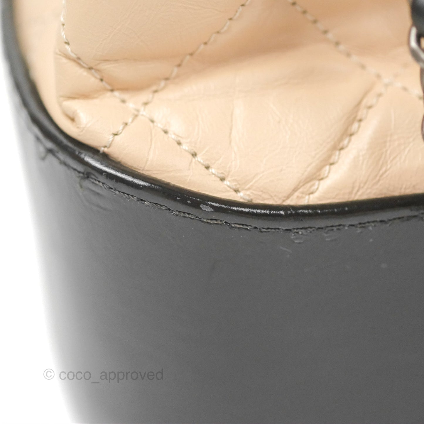 Chanel Large Gabrielle Shopping Tote Quilted Beige Aged Calfskin