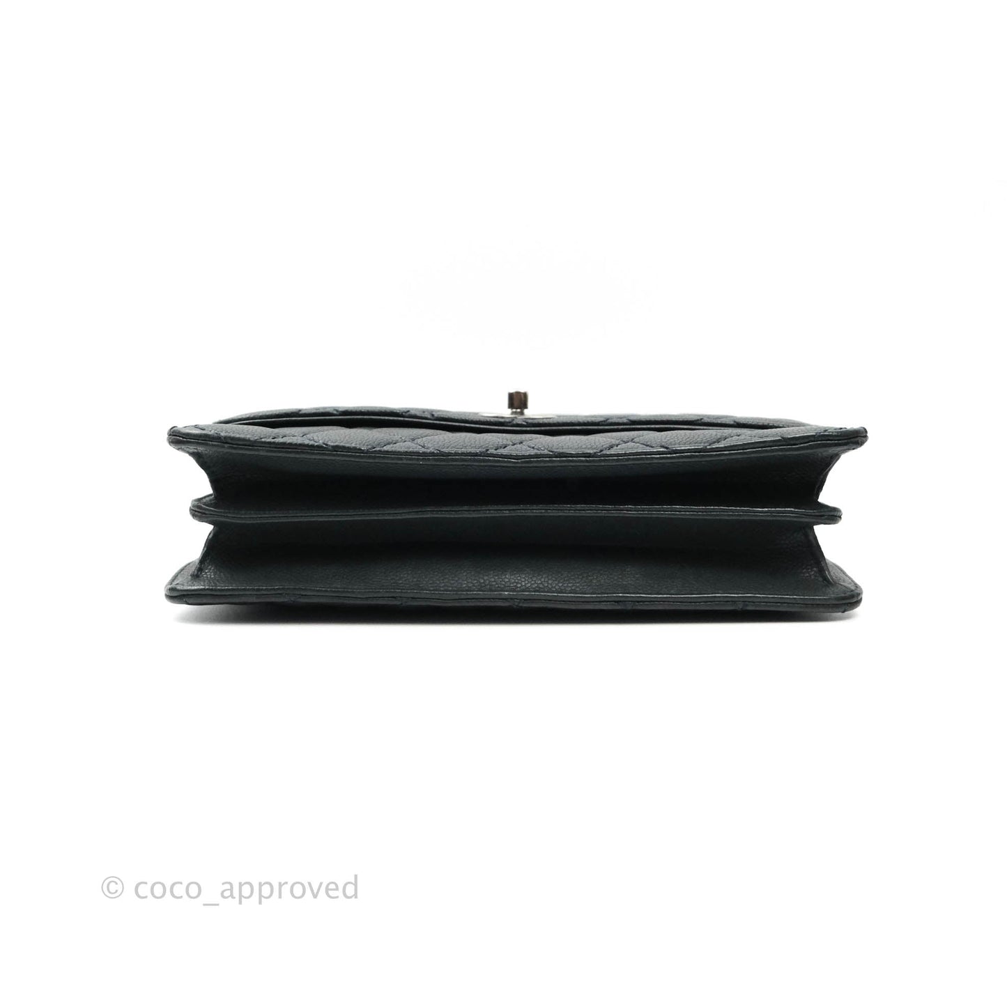 Chanel Medium Flap Caviar Ruthenium Hardware