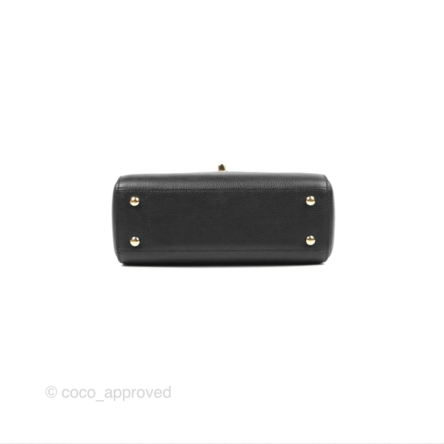 Chanel Mini Neo Executive Shopper Tote Black Grained Calfskin Gold Hardware