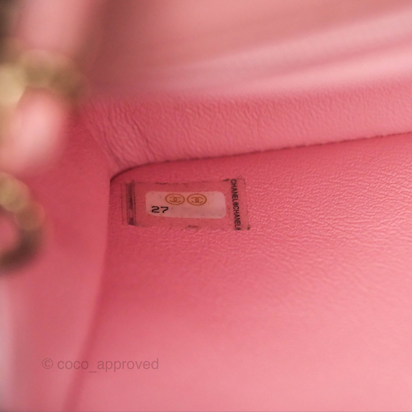 Chanel Mini Rectangular Flap Pink/ Blue/ Gold Tweed Gold Hardware