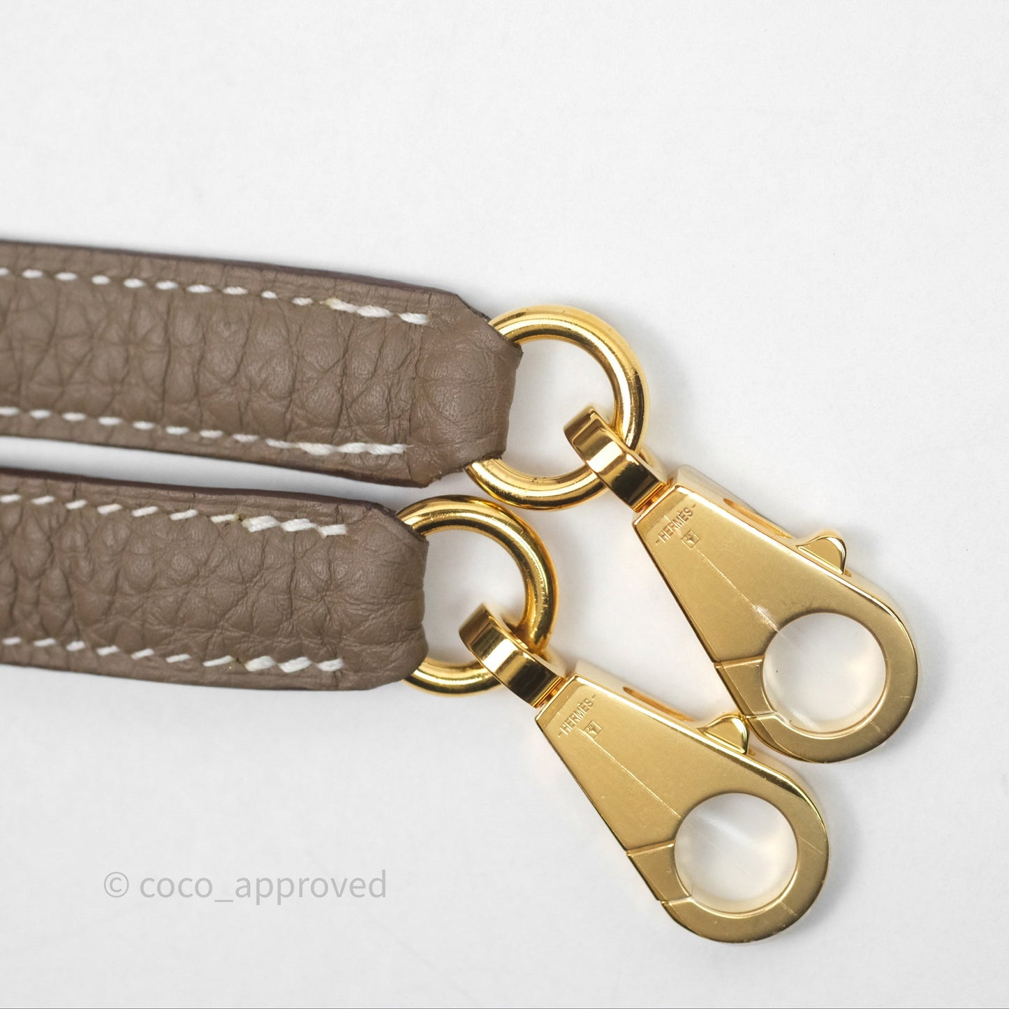 Hermès Kelly 25 Etoupe 18 Retourne Togo Gold Hardware