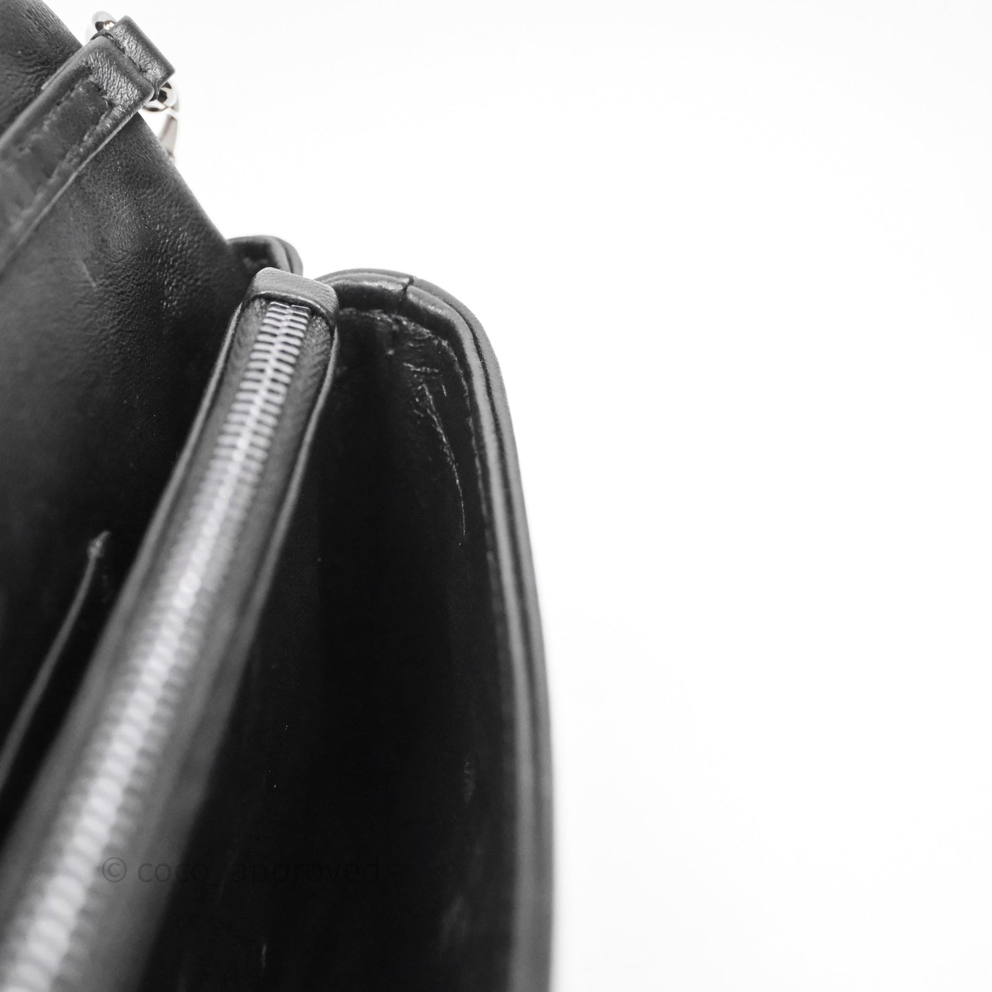 Christian Dior Mini Caro Bag Black Macrocannage