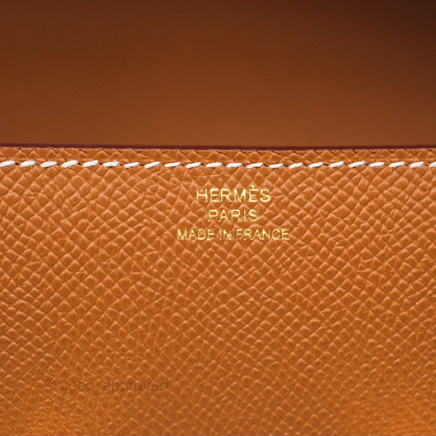 Hermès Constance Elan Gold Epsom Gold Hardware
