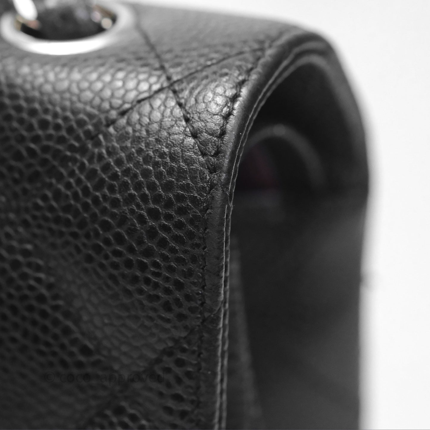 Chanel Jumbo Double Flap Black Caviar Silver Hardware⁣⁣