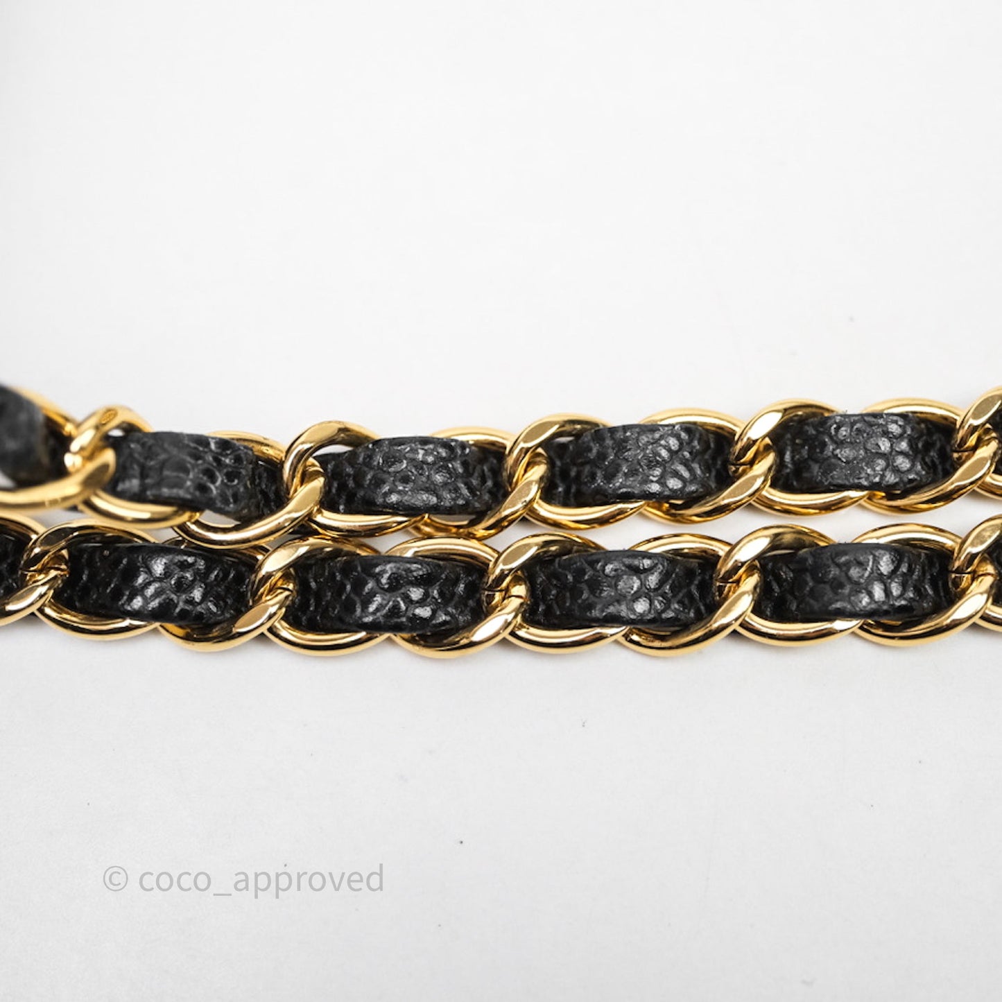 Chanel Classic M/L Medium Flap Quilted Black Caviar Gold Hardware