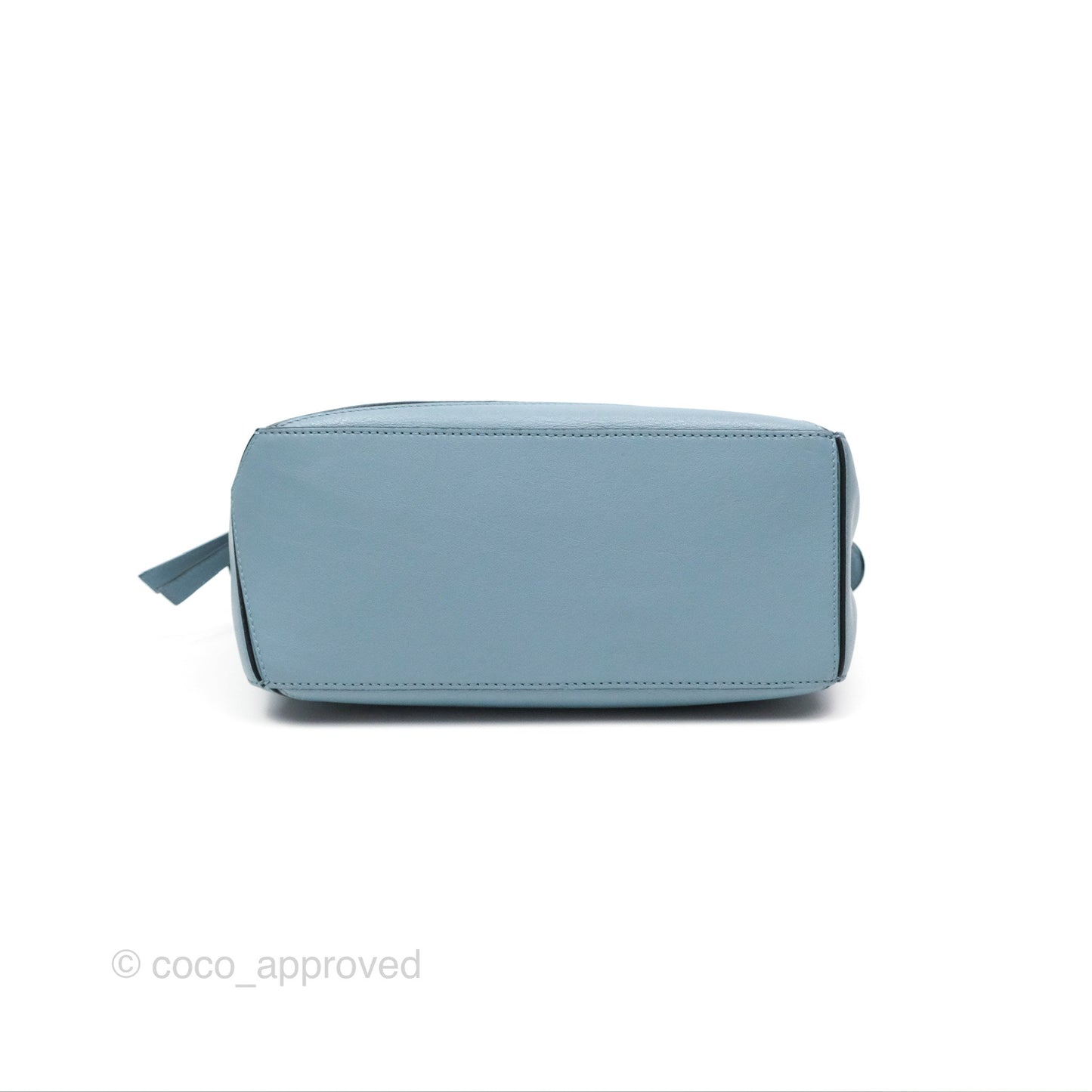 Loewe Small Puzzle Bag Stone Blue Calfskin