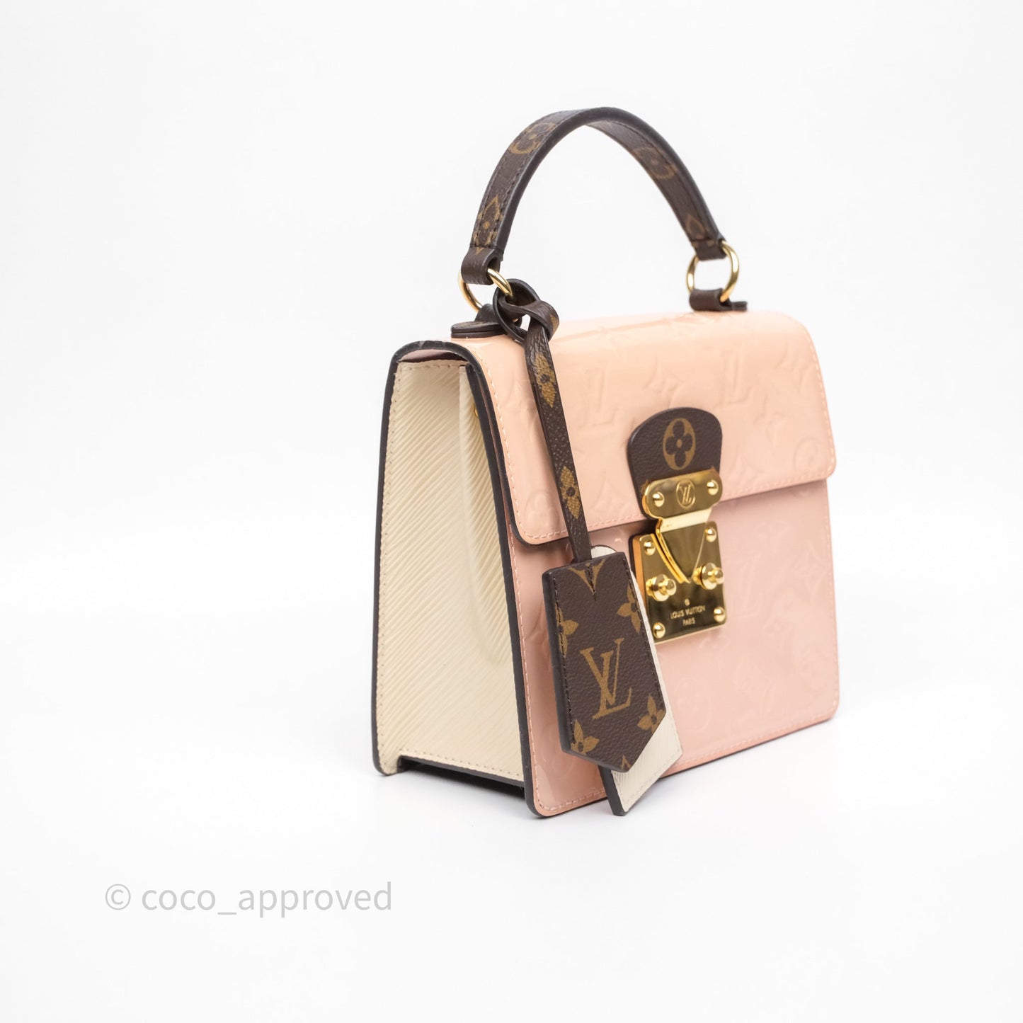 Louis Vuitton Spring Street Vernis Epi Monogram Rose Ballerine