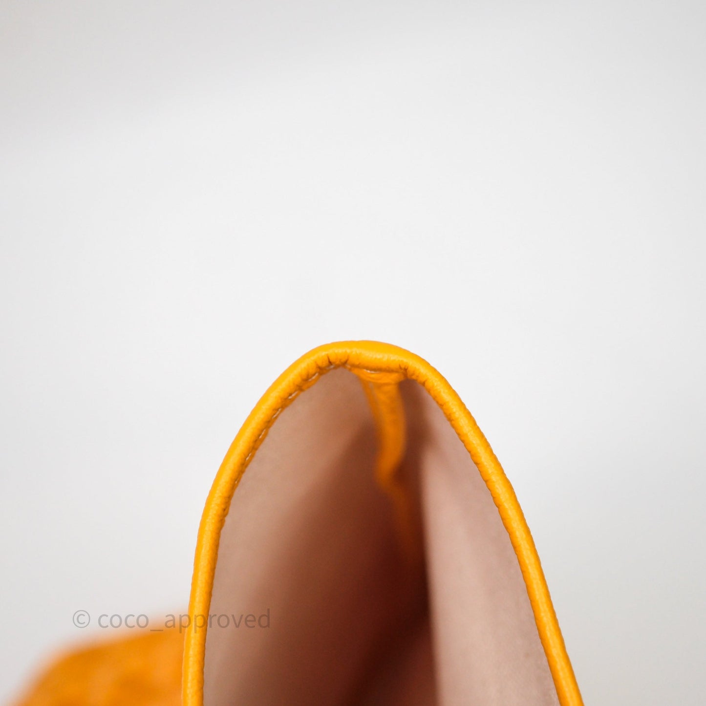 Goyard St. Louis GM Yellow Goyardine Canvas