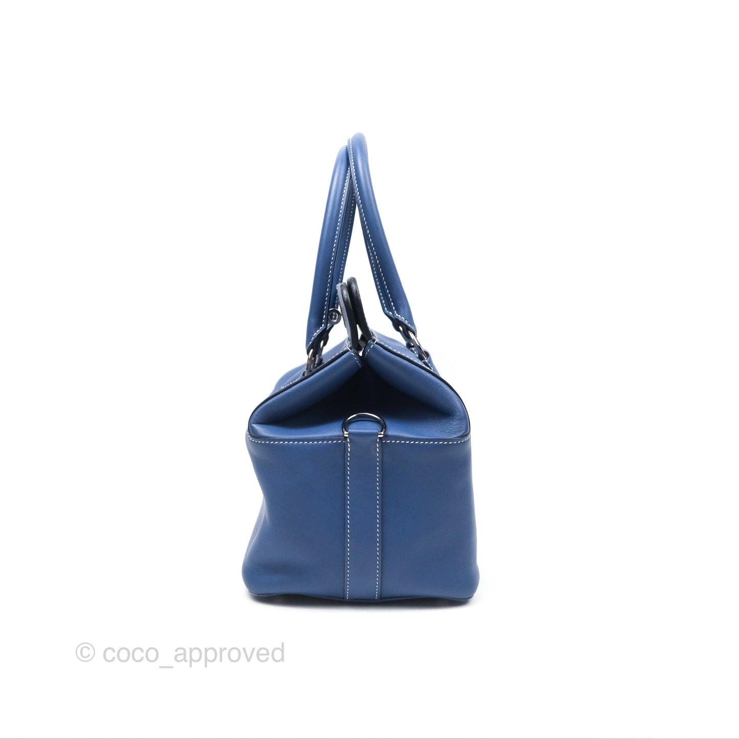 Hermès ToolBox 20 Bleu Agate R2 Swift Palladium Hardware