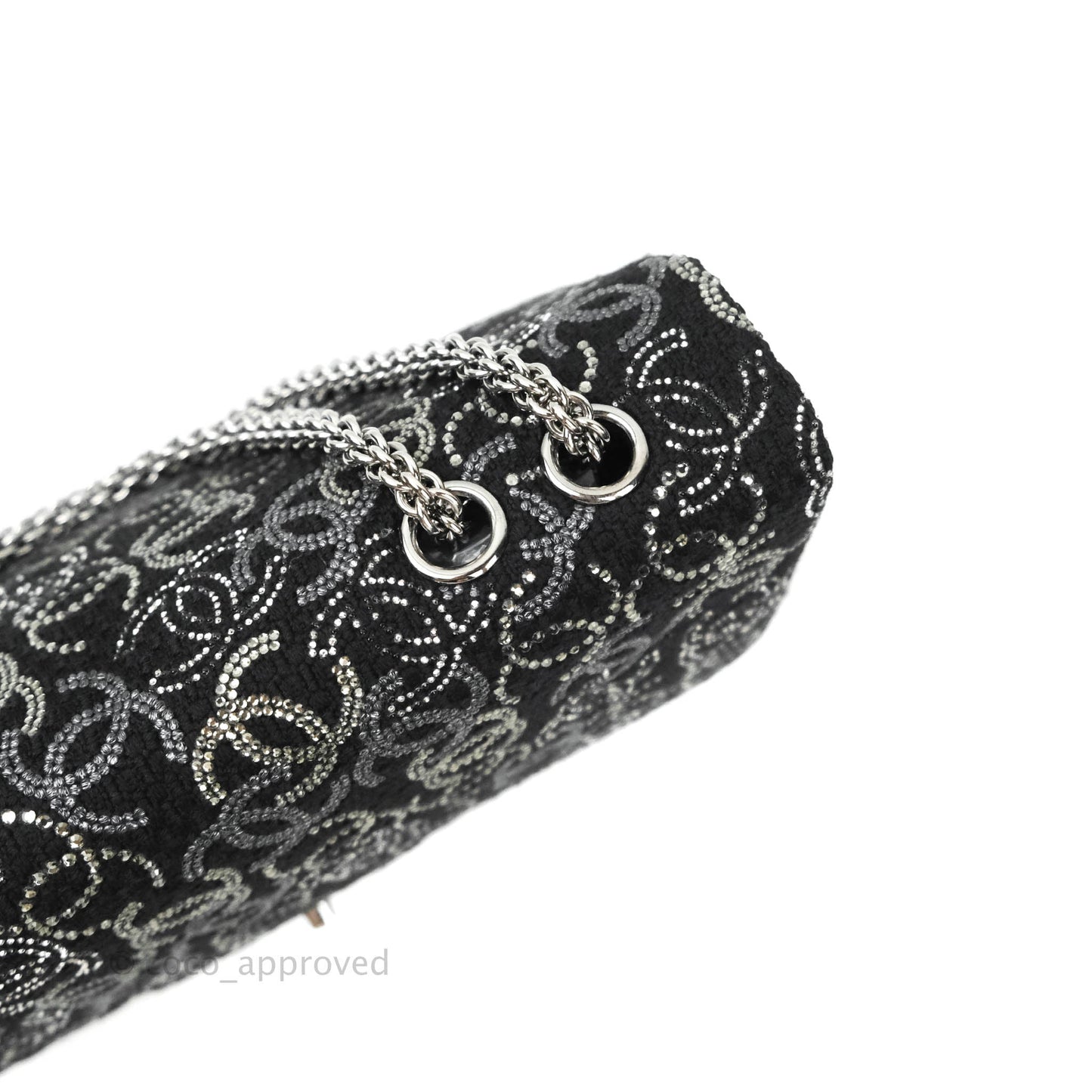 Chanel Jumbo Single Flap CC Pudong Strass