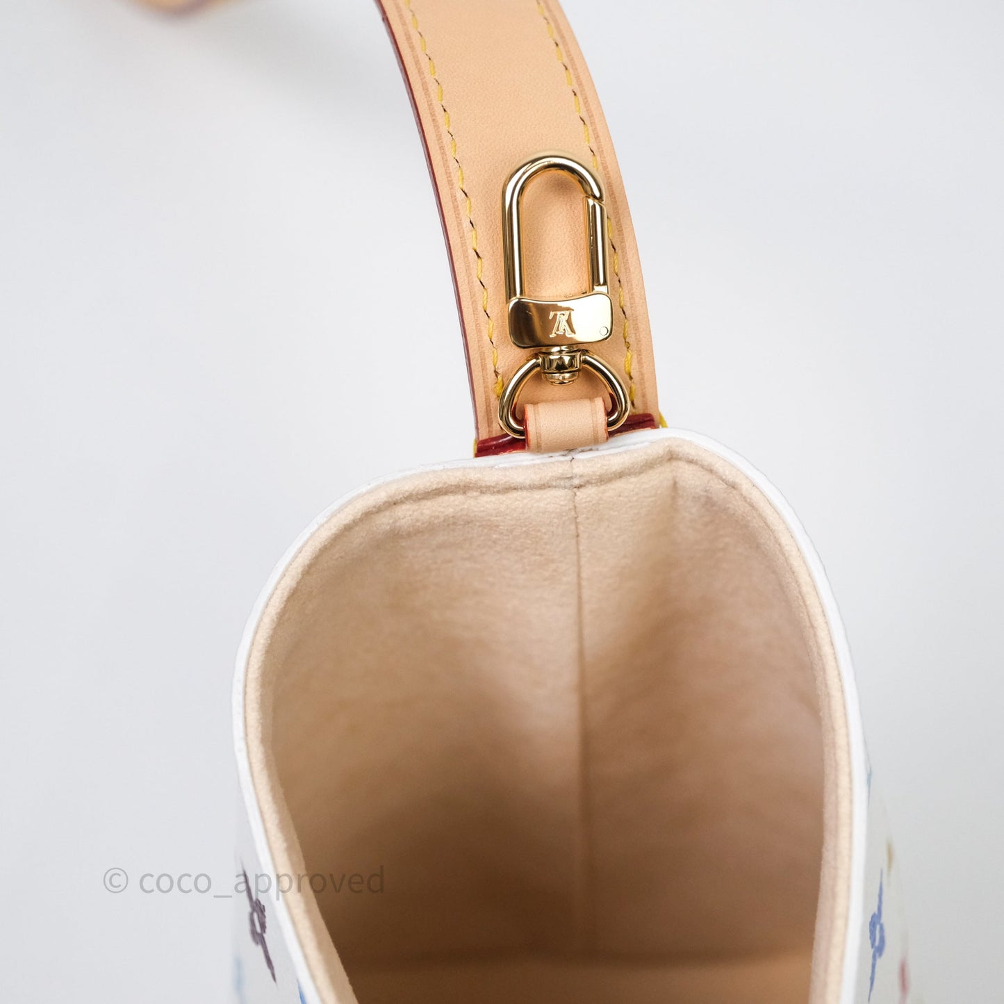 Louis Vuitton x Takashi Murakami All In BB Bag Multicolore Blanc Monogram Canvas