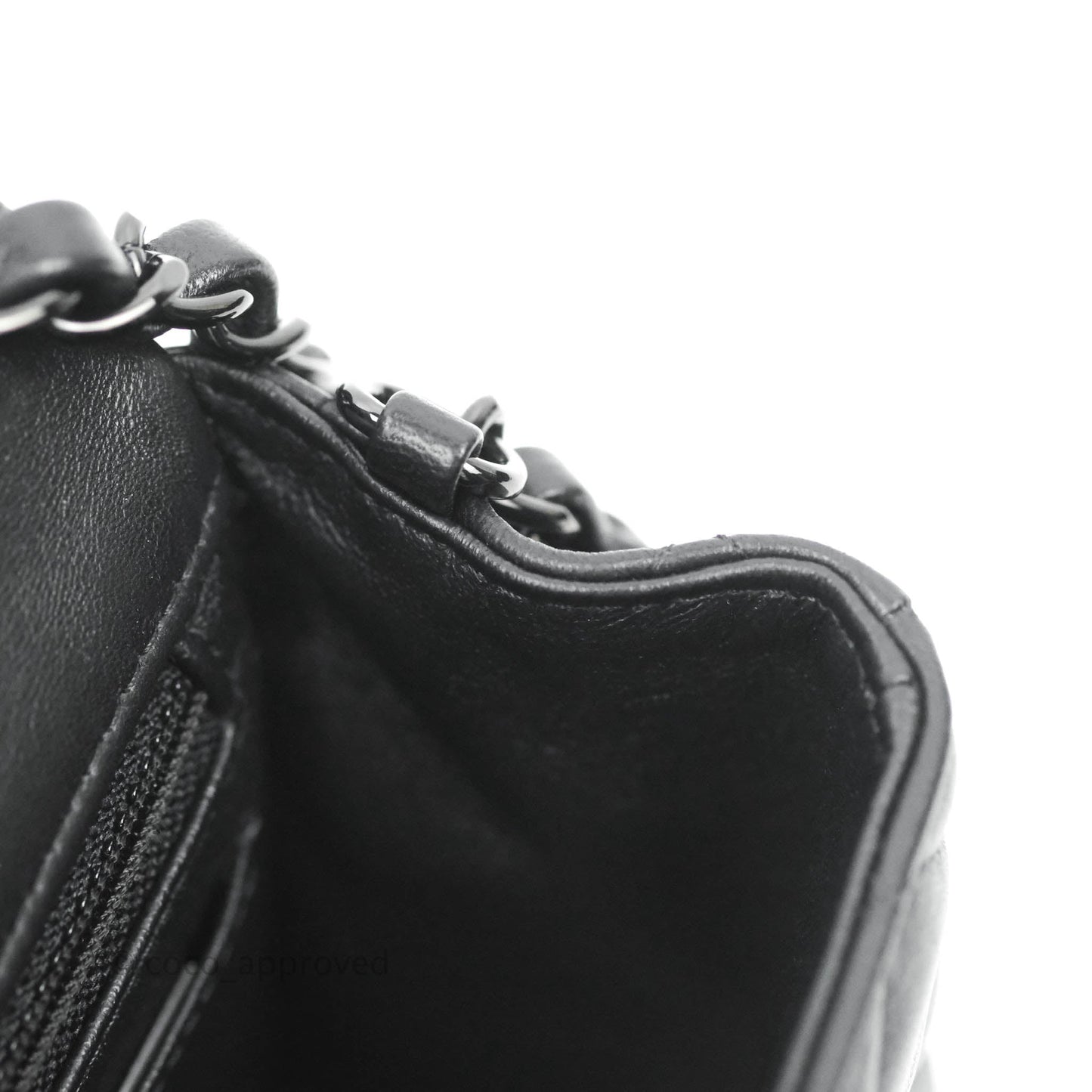 Chanel Quilted Mini Rectangular So Black Lambskin