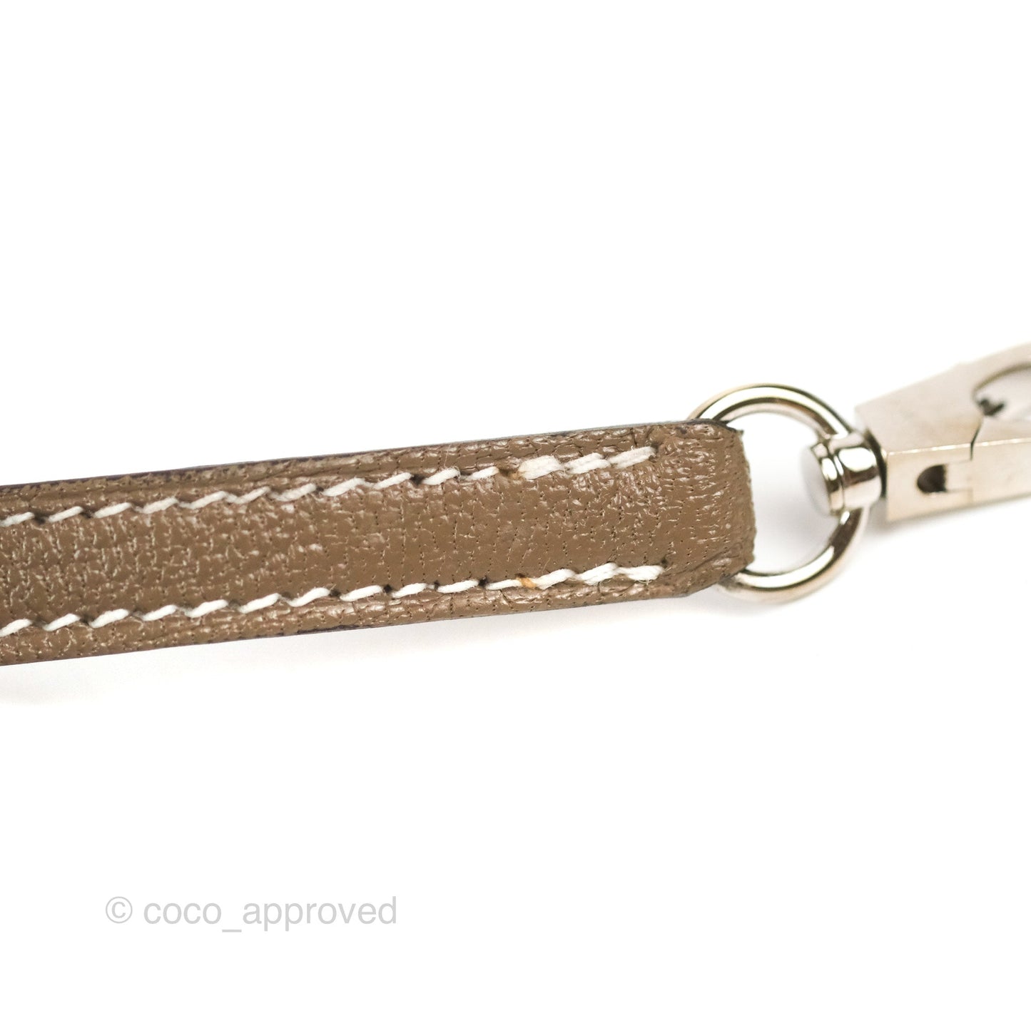 Hermès Bolide Mini 1923 Etoupe Chevre Mysore Palladium Hardware
