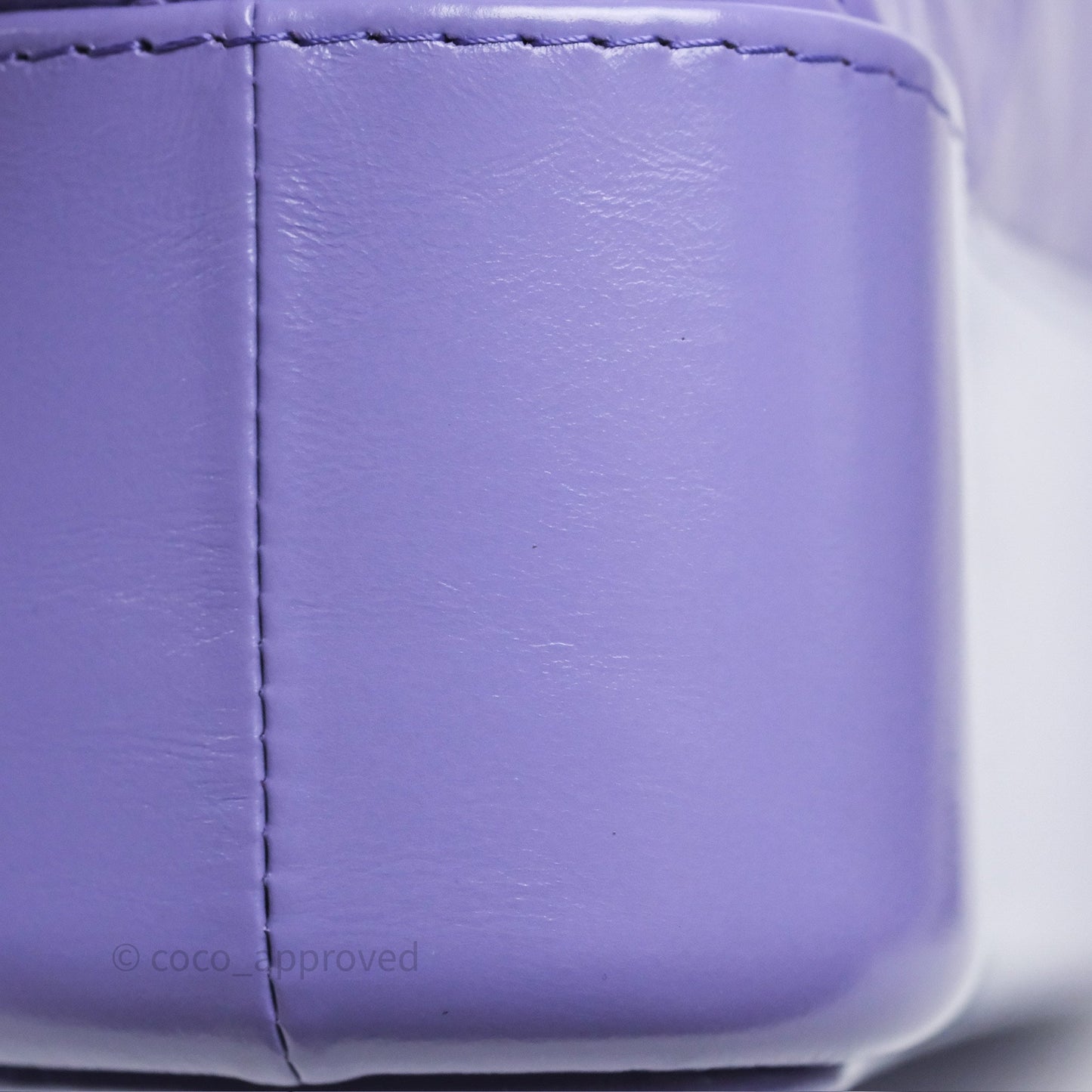Chanel Quilted Medium Gabrielle Purple Aged Calfskin
