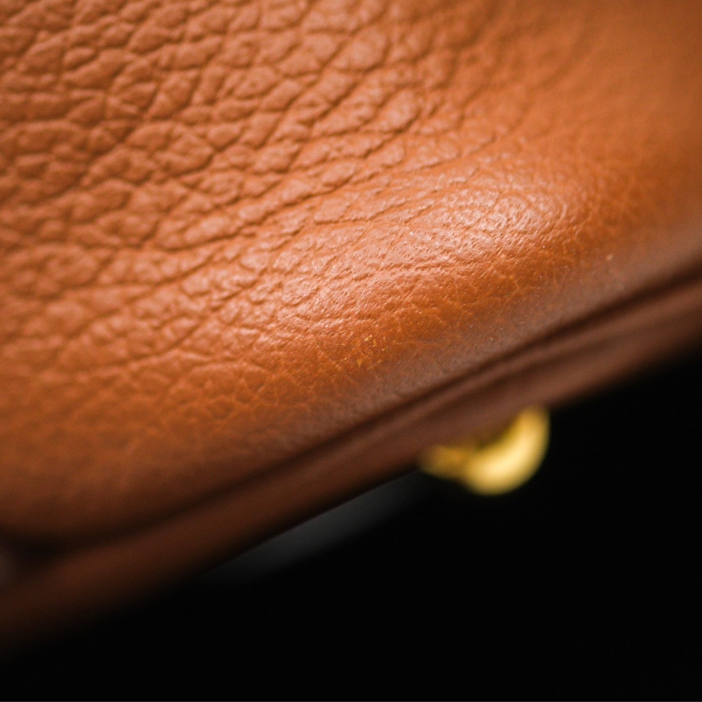 Hermès Bolide Mini 1923 Gold 37 Evercolor Gold Hardware