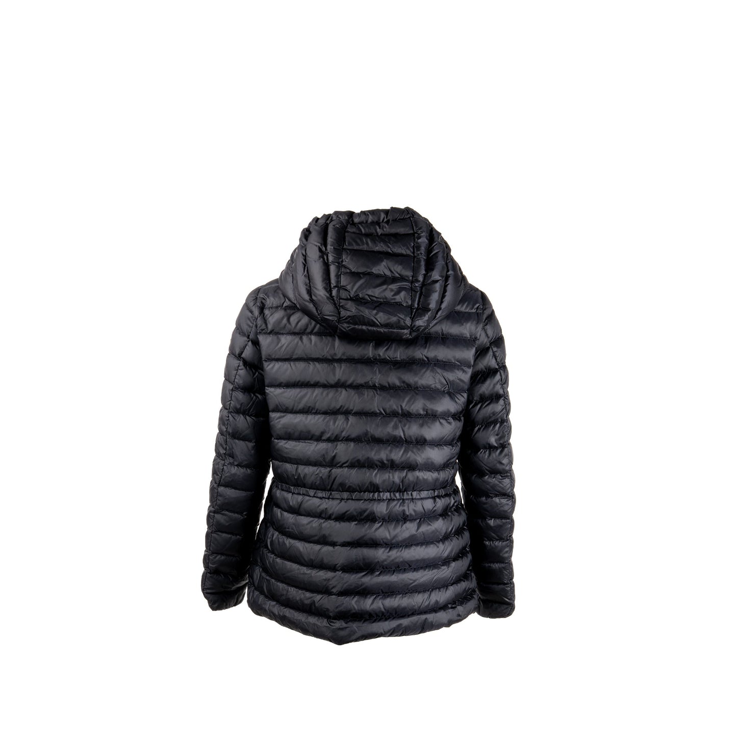 Moncler Size 2 Raie Packable Hooded Short Down Jacket Polyamide Black