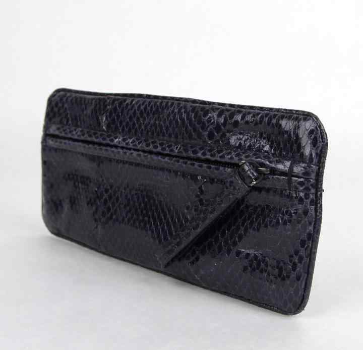Luxury Bottega Veneta  Python Clutch Evening Bag