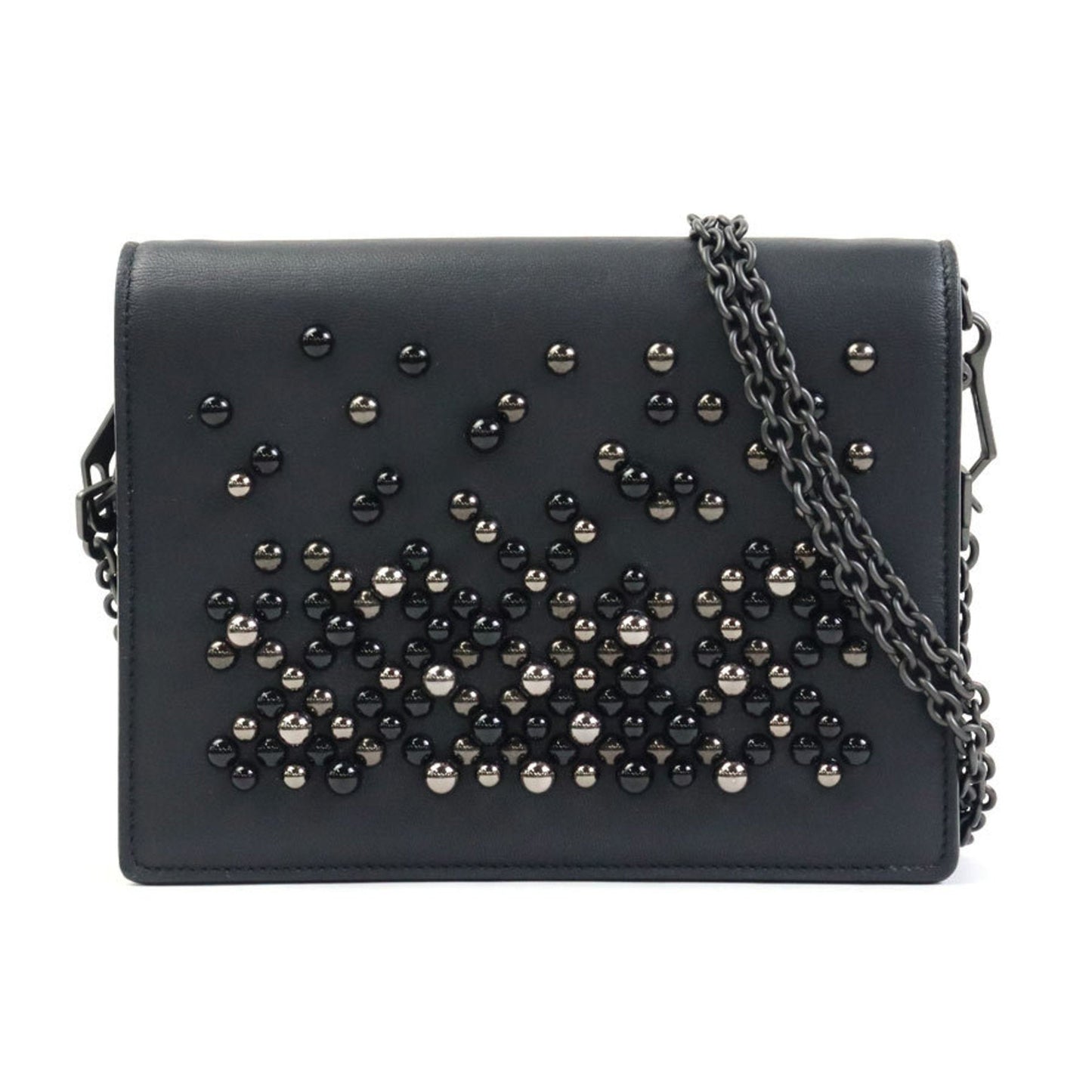 Luxury Bottega Veneta  Leather Chain/Shoulder Wallet ()