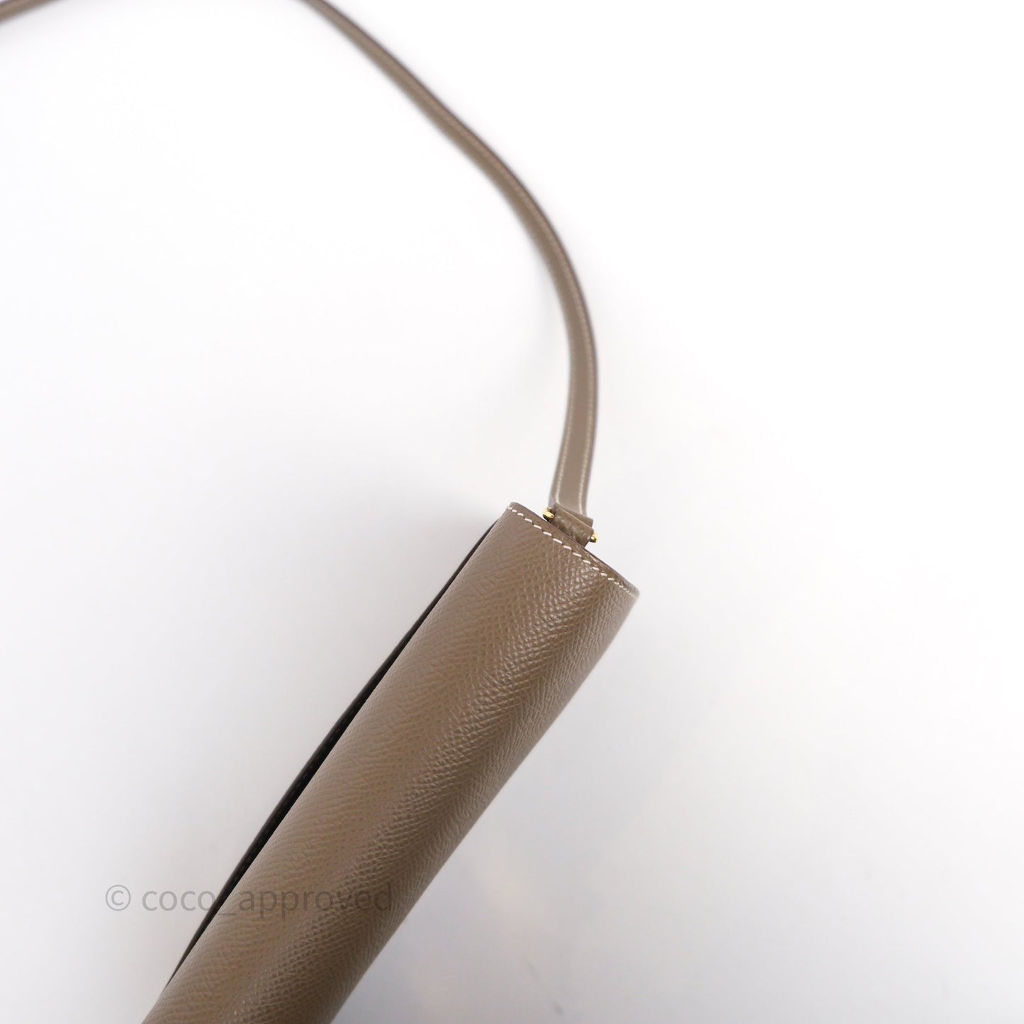 Hermès Constance To Go Wallet Etoupe 18 Epsom Gold Hardware