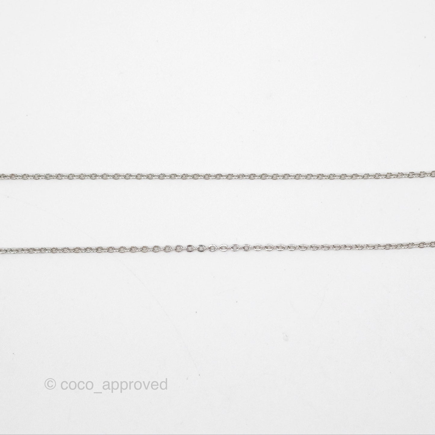 Hermès Pop H Pendant Necklace Blanc 01 Palladium Hardware