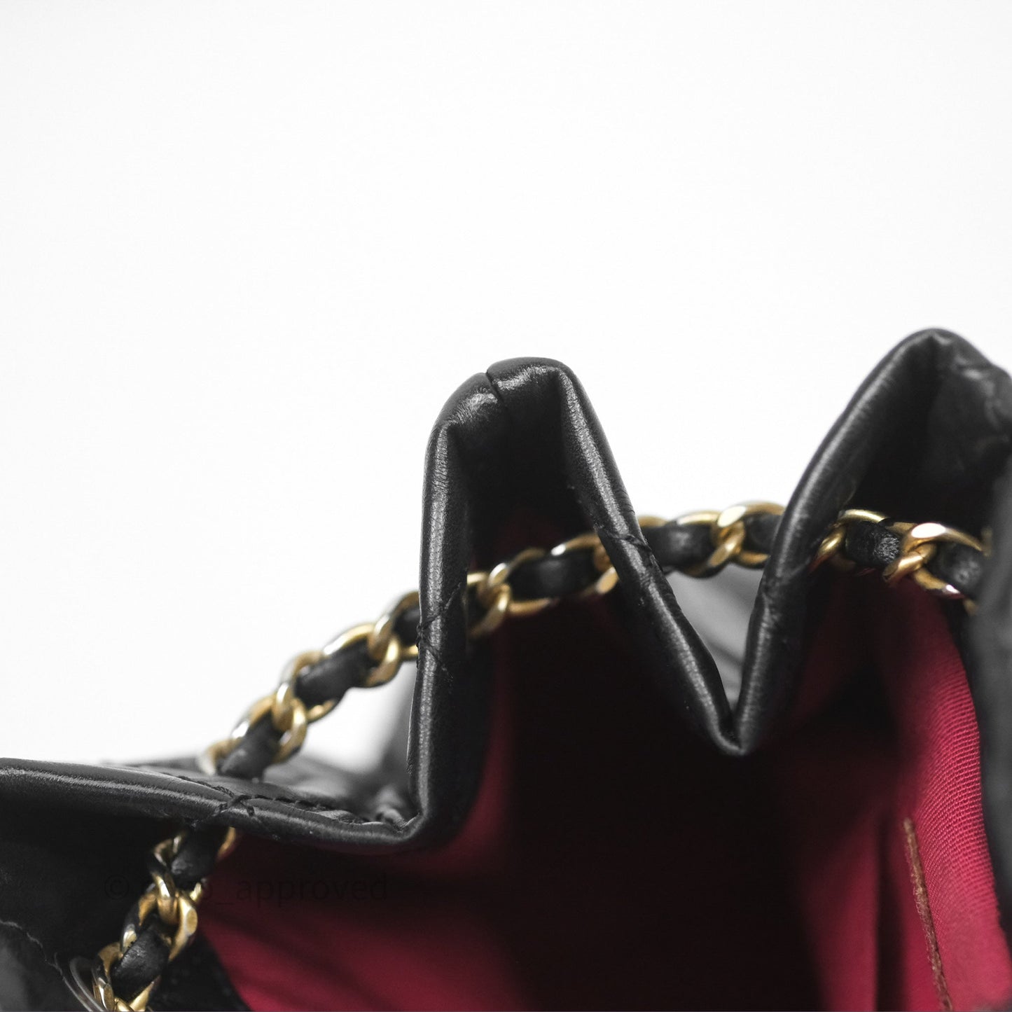 Chanel Small Gabrielle Backpack Black Aged Calfskin