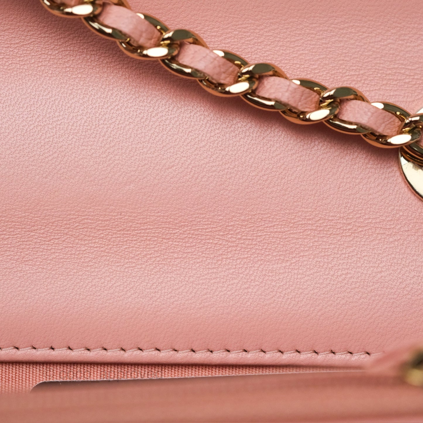 Chanel Trendy CC WOC Quilted Salmon Pink Lambskin Gold Hardware