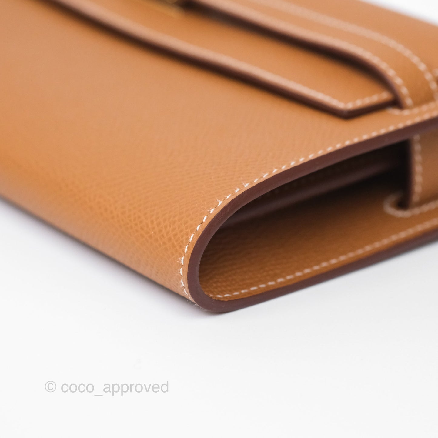 Hermès Kelly To Go Wallet Gold 37 Epsom Gold Hardware