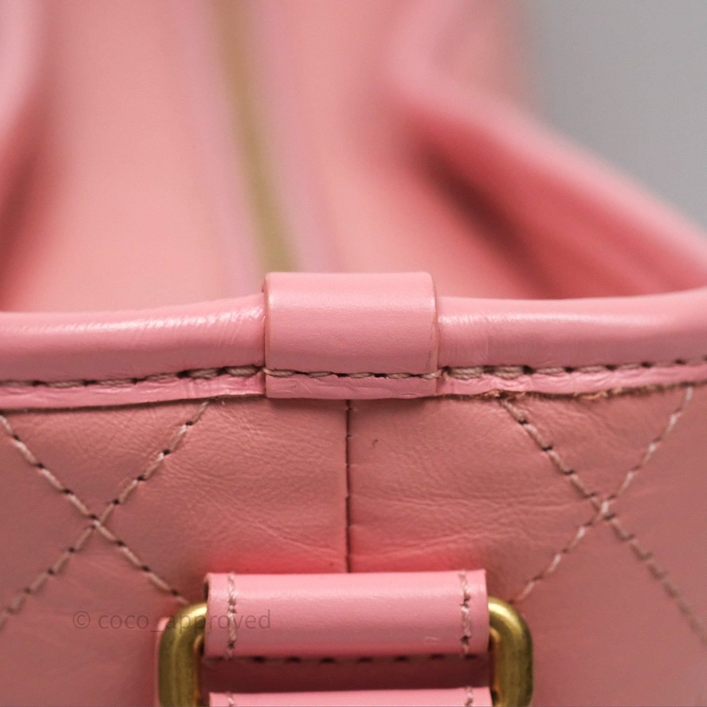 Chanel Large Gabrielle Hobo Pink Aged Calfskin Mixed Hardware 19S