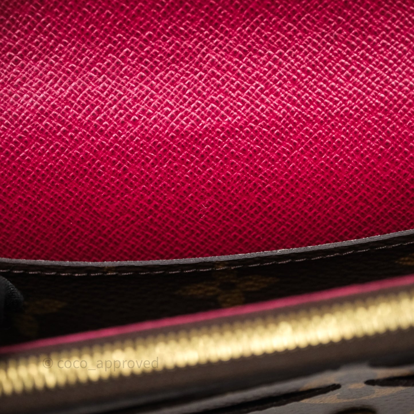 Louis Vuitton Emilie Wallet Monogram Canvas Fuchsia Pink