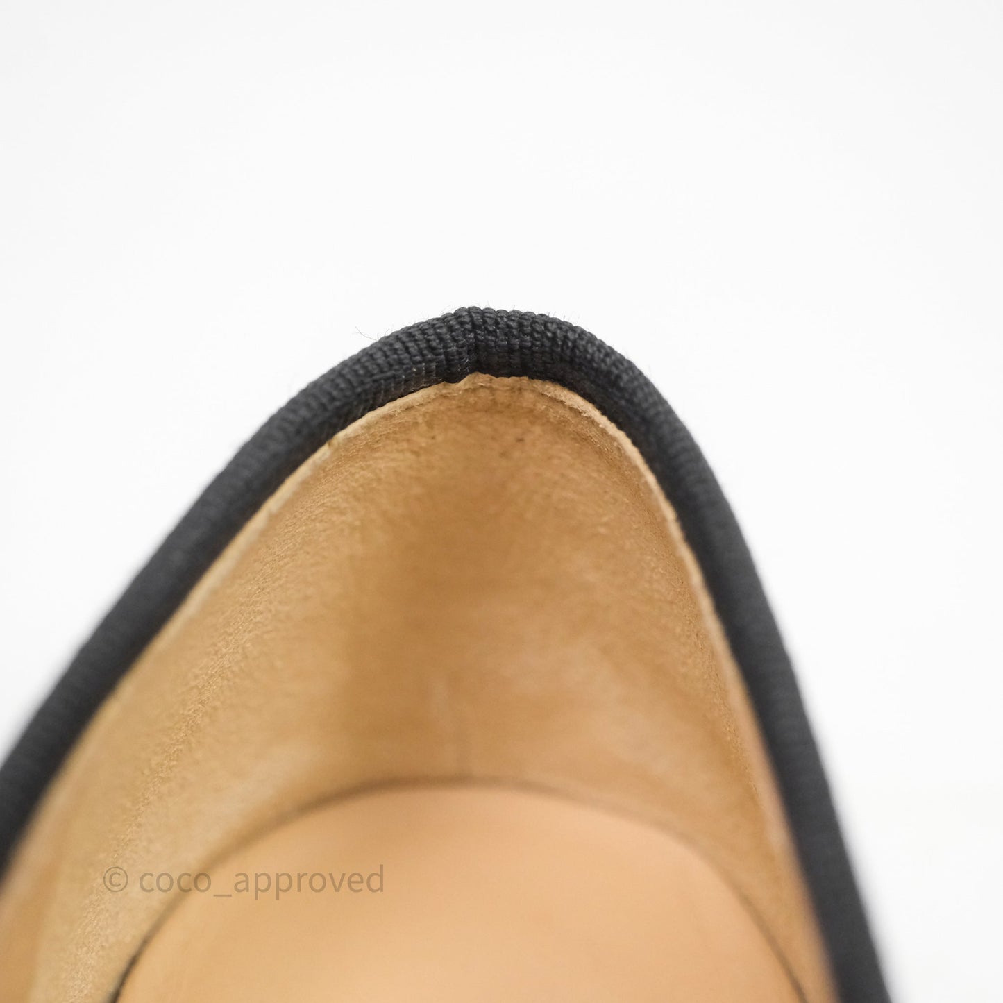 Chanel Ballet Flats Black Size 36.5