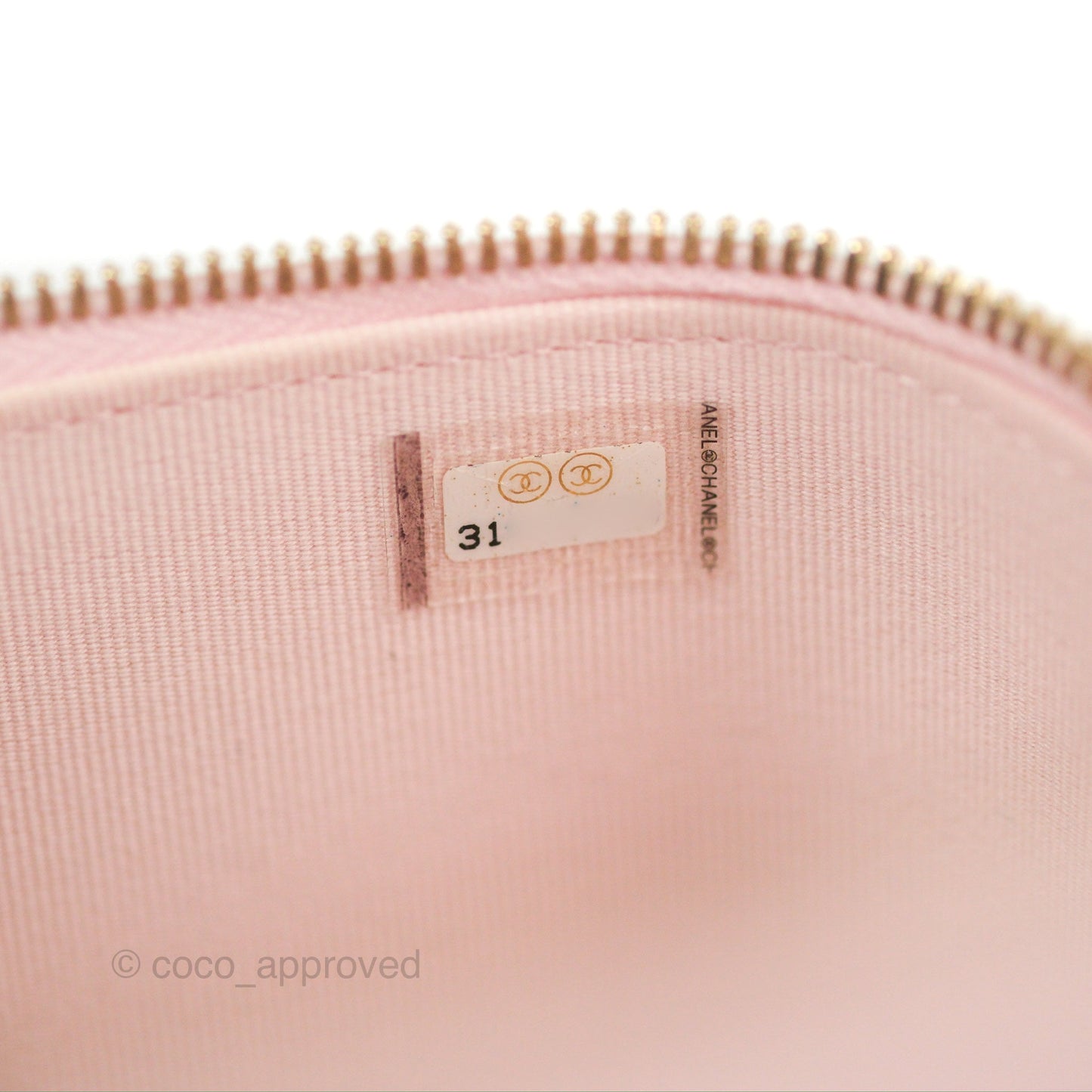 Chanel Vanity Rectangular Top Handle Pink Lambskin Gold Hardware