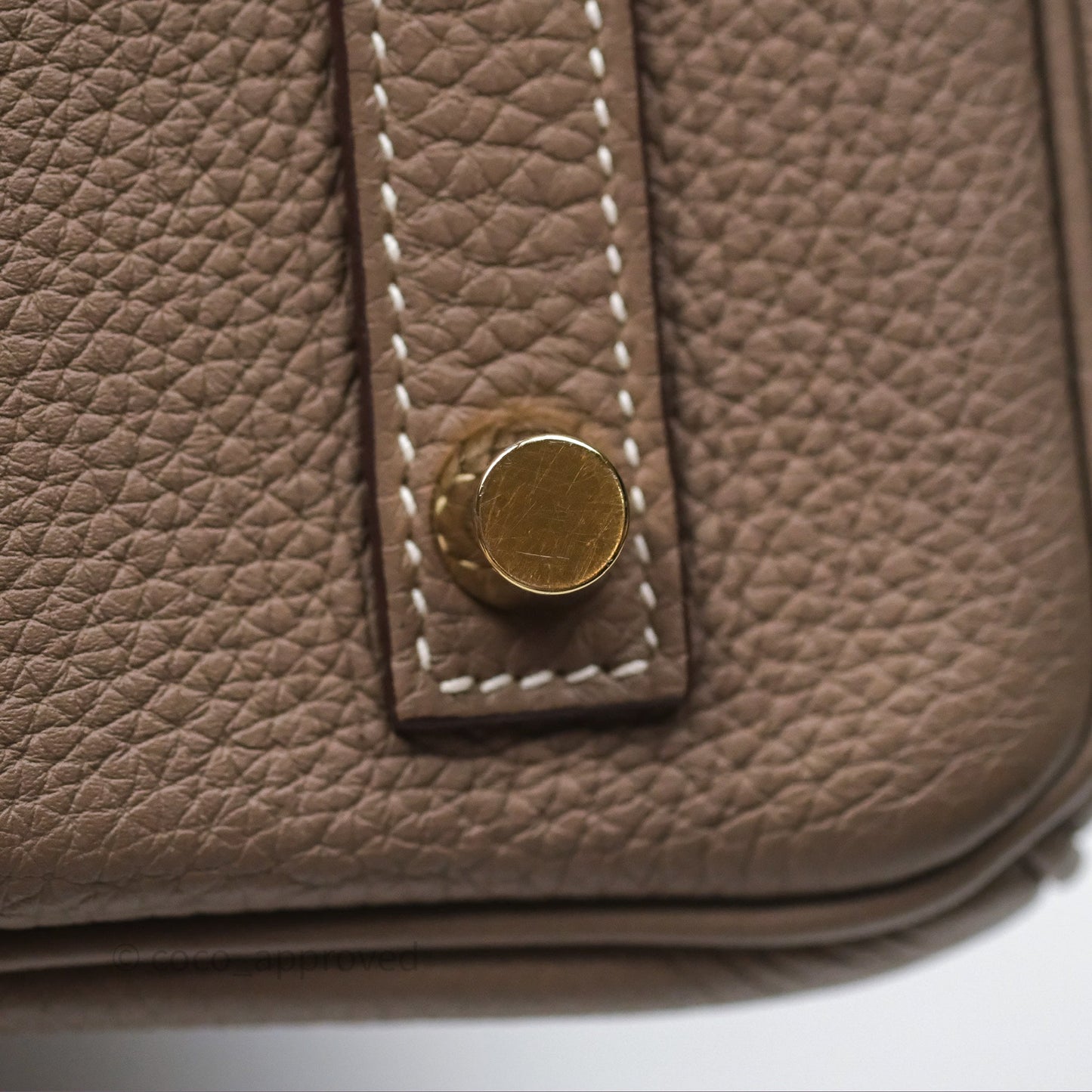 Hermès Birkin 30 Etoupe 18 Togo Gold Hardware