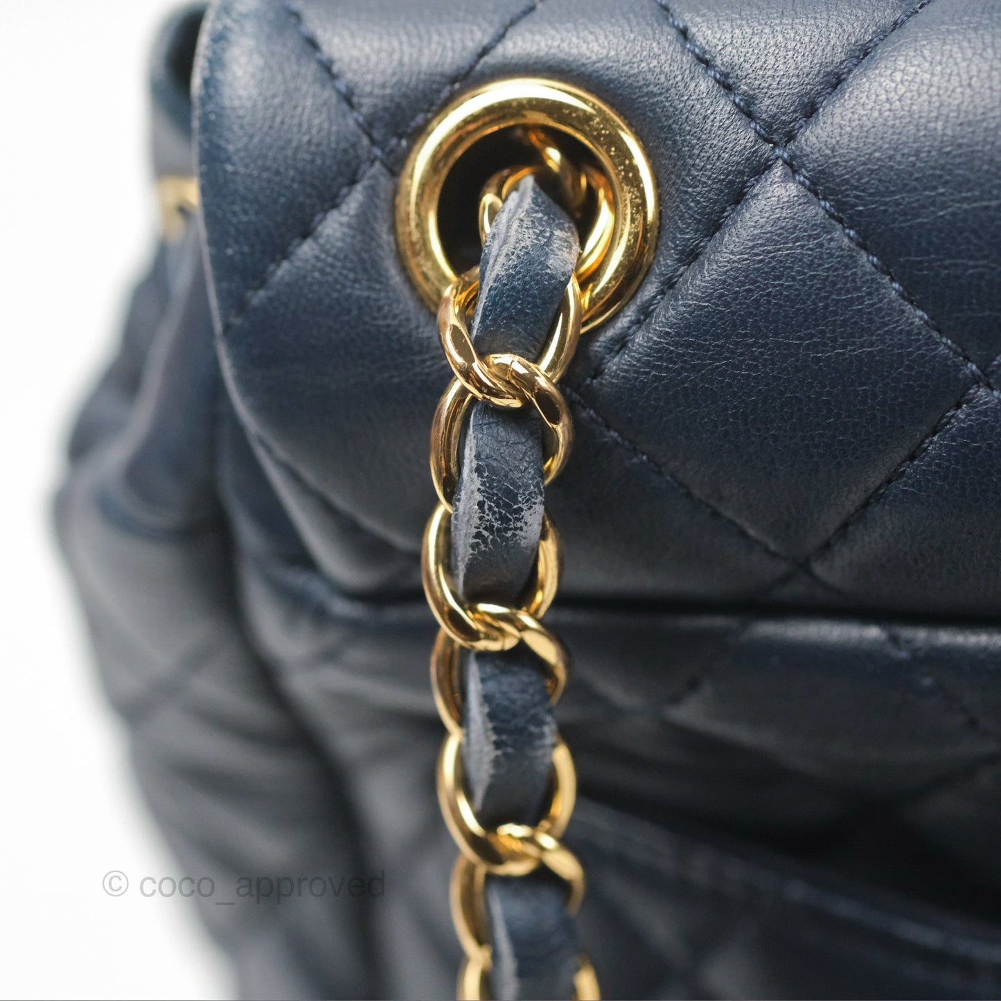 Chanel Mini Navy Calfskin Urban Spirit Backpack ⁣⁣⁣⁣⁣⁣⁣⁣⁣⁣⁣⁣⁣⁣Gold Hardware