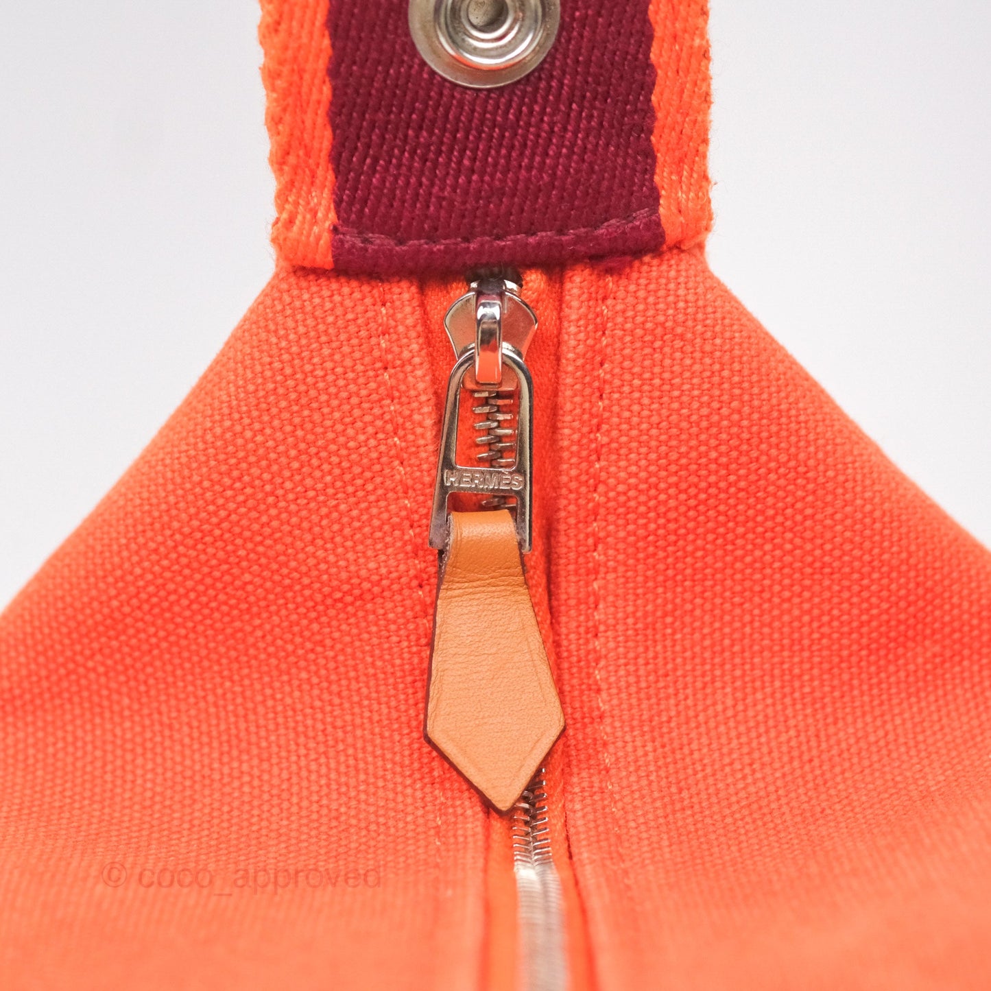Hermès Small Bride-A-Brac Orange Feu Canvas