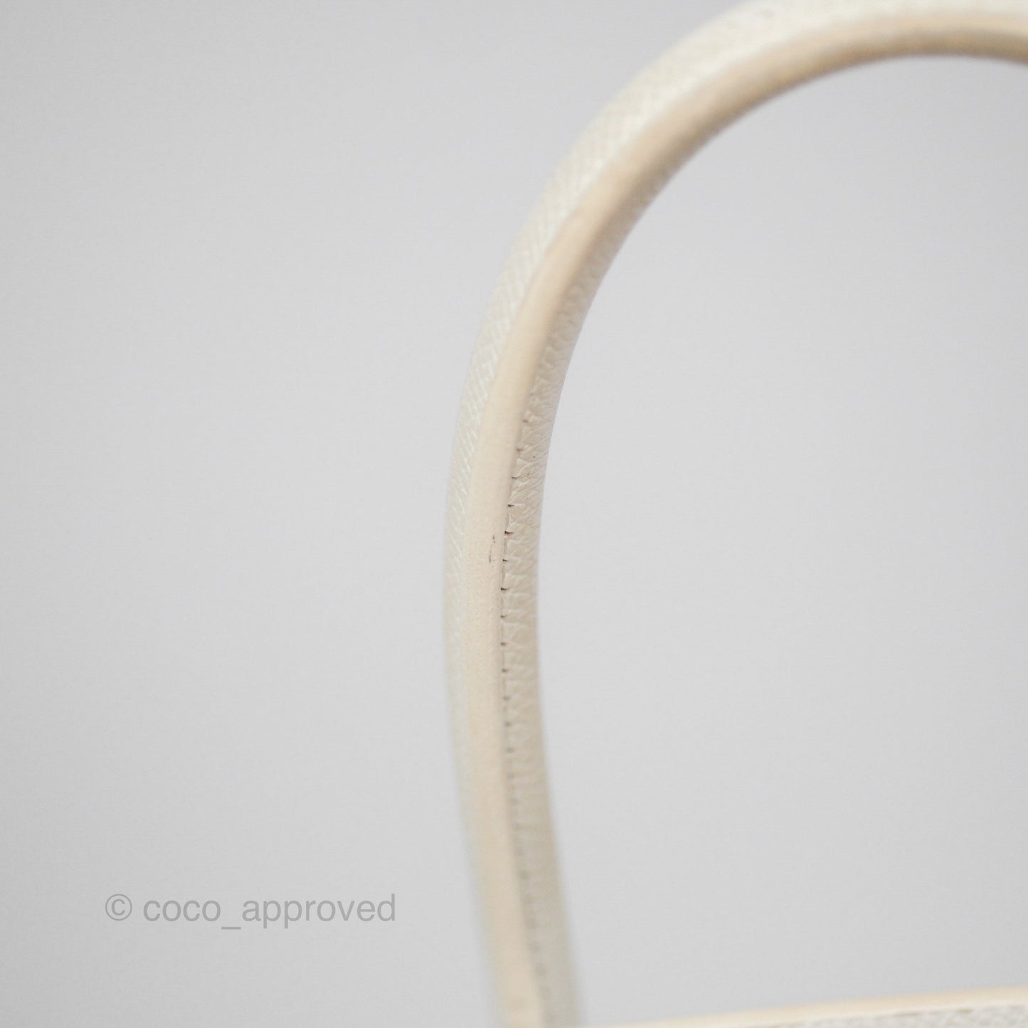Hermès Birkin 30 Retourne White Epsom Palladium Hardware