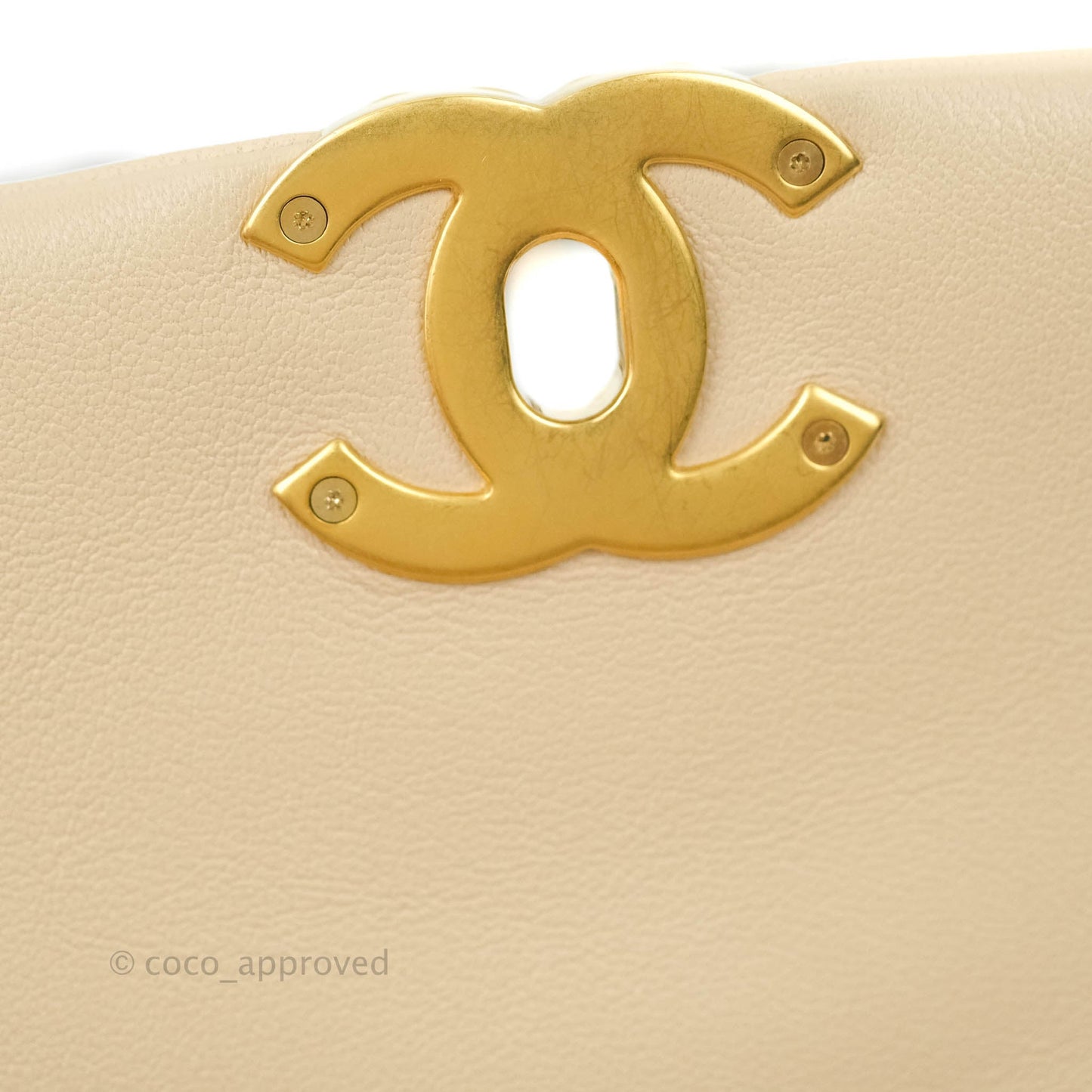 Chanel 19 Small Beige Mixed Hardware