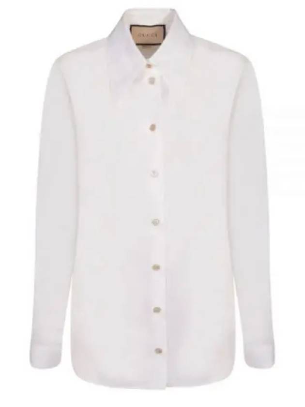 Luxury Gucci Trending 2025 Cotton Shirt White