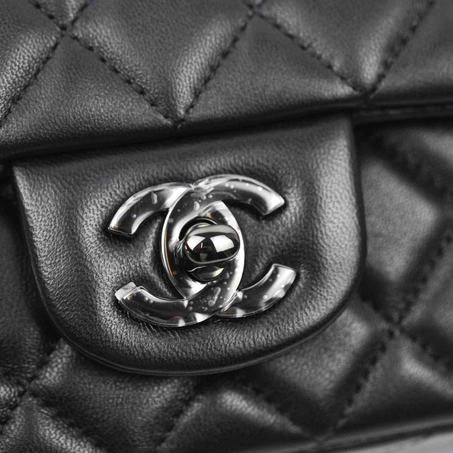 Chanel Quilted Mini Rectangular So Black Lambskin
