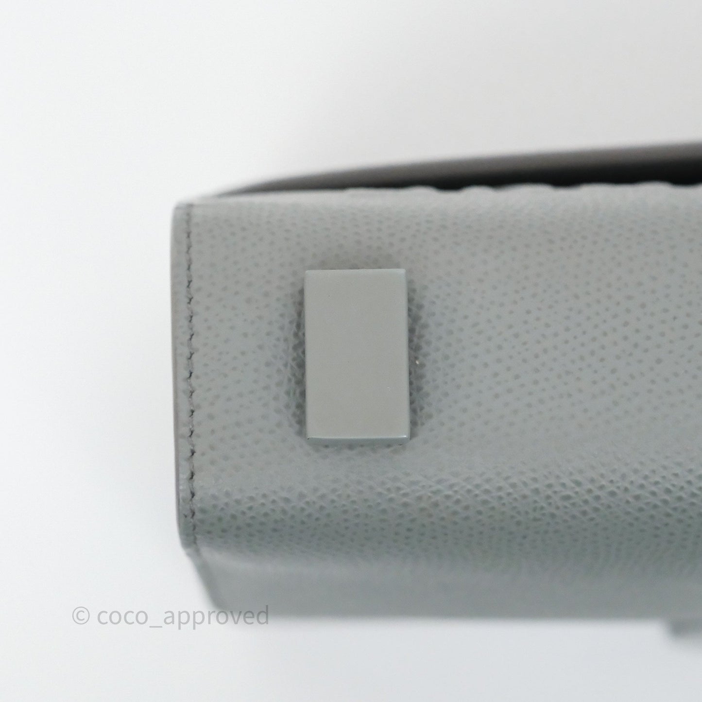Dior 30 Montaigne Bag Grey Ultra Matte Grained Calfskin