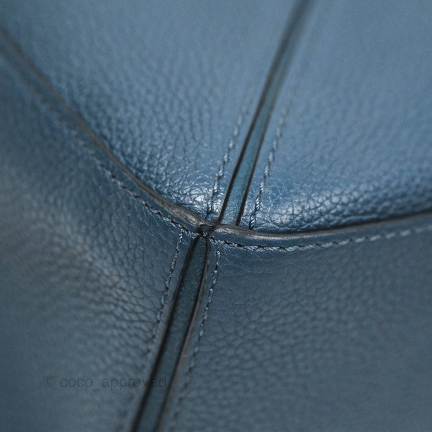 Loewe Small Puzzle Bag Navy Grained Calfskin